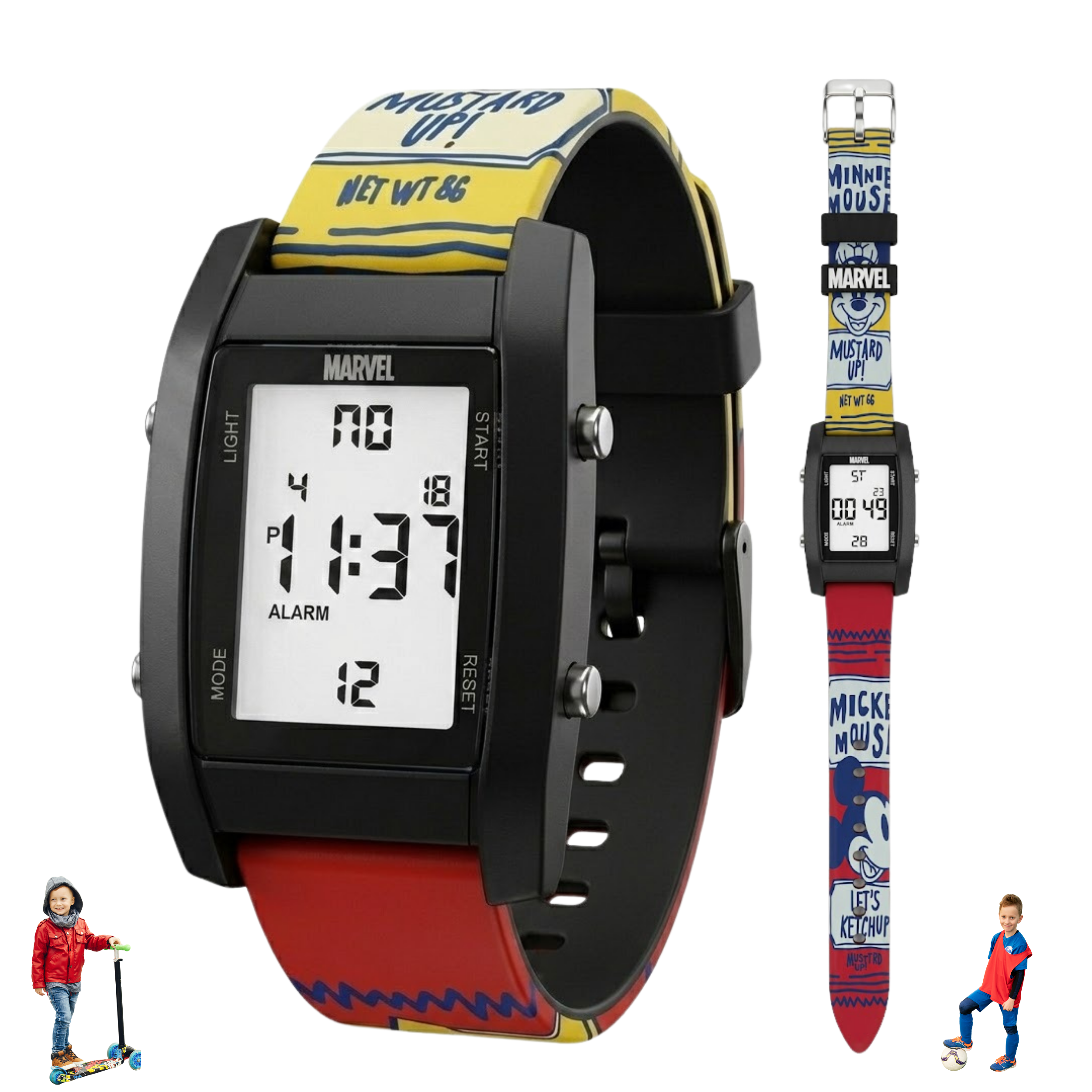 Spiky Micky Mouse theme Digital Kids Watch