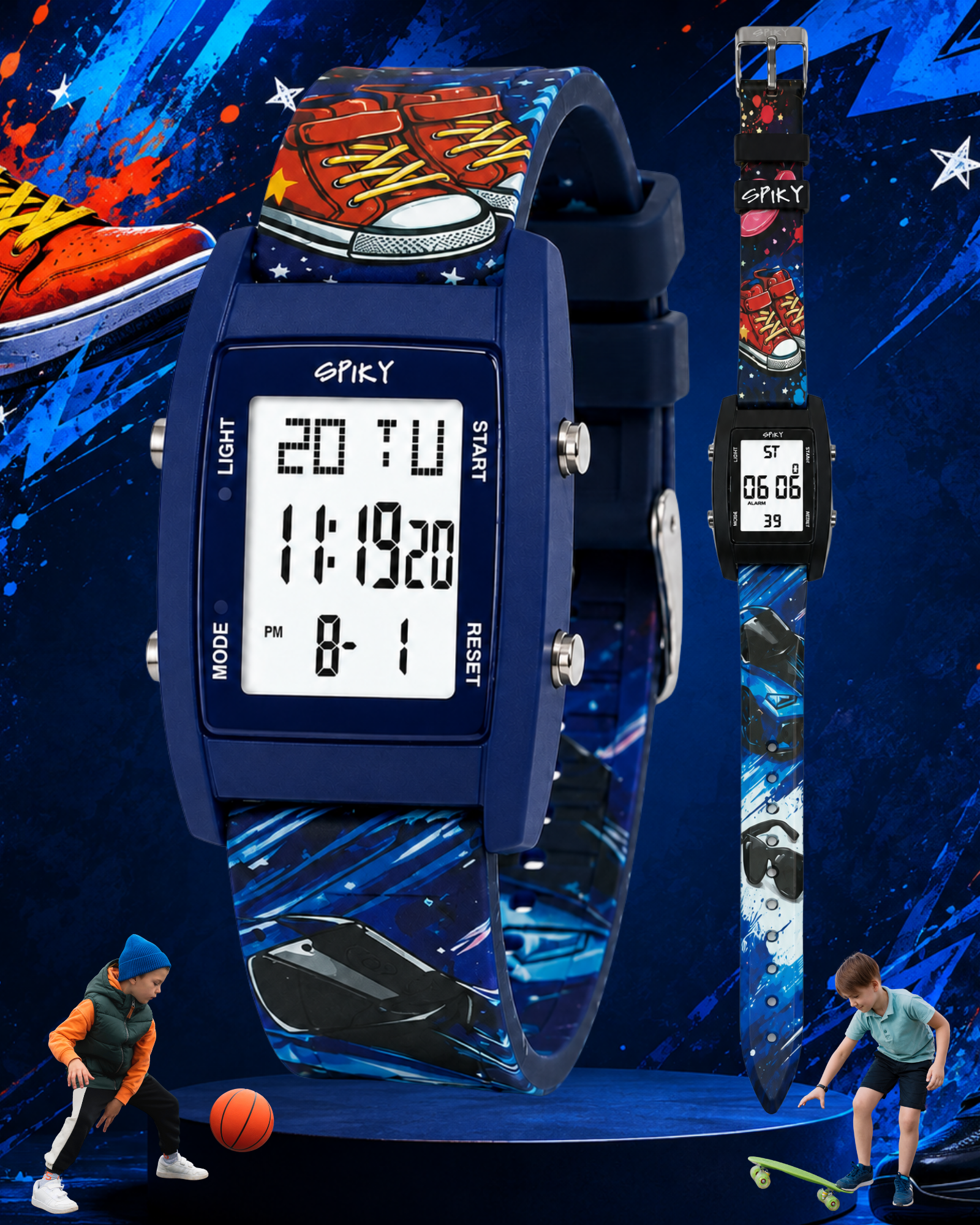 Spiky Kids Digital Watch for Boys