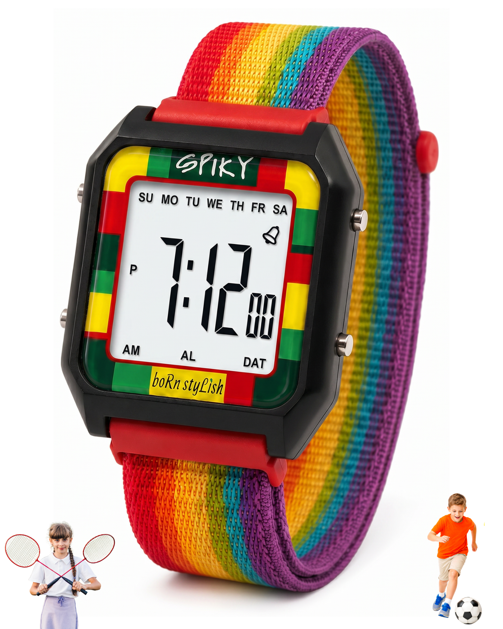 color- multi black