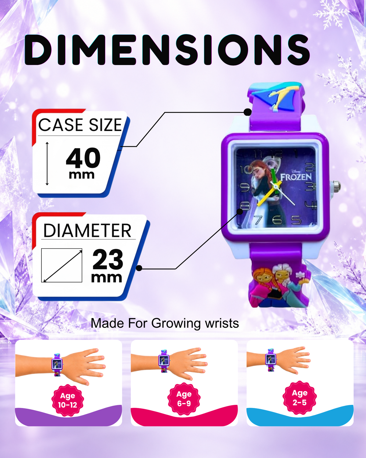Disney Square Digital Watch for Kids Boys and Girls | Best Gift for Kids