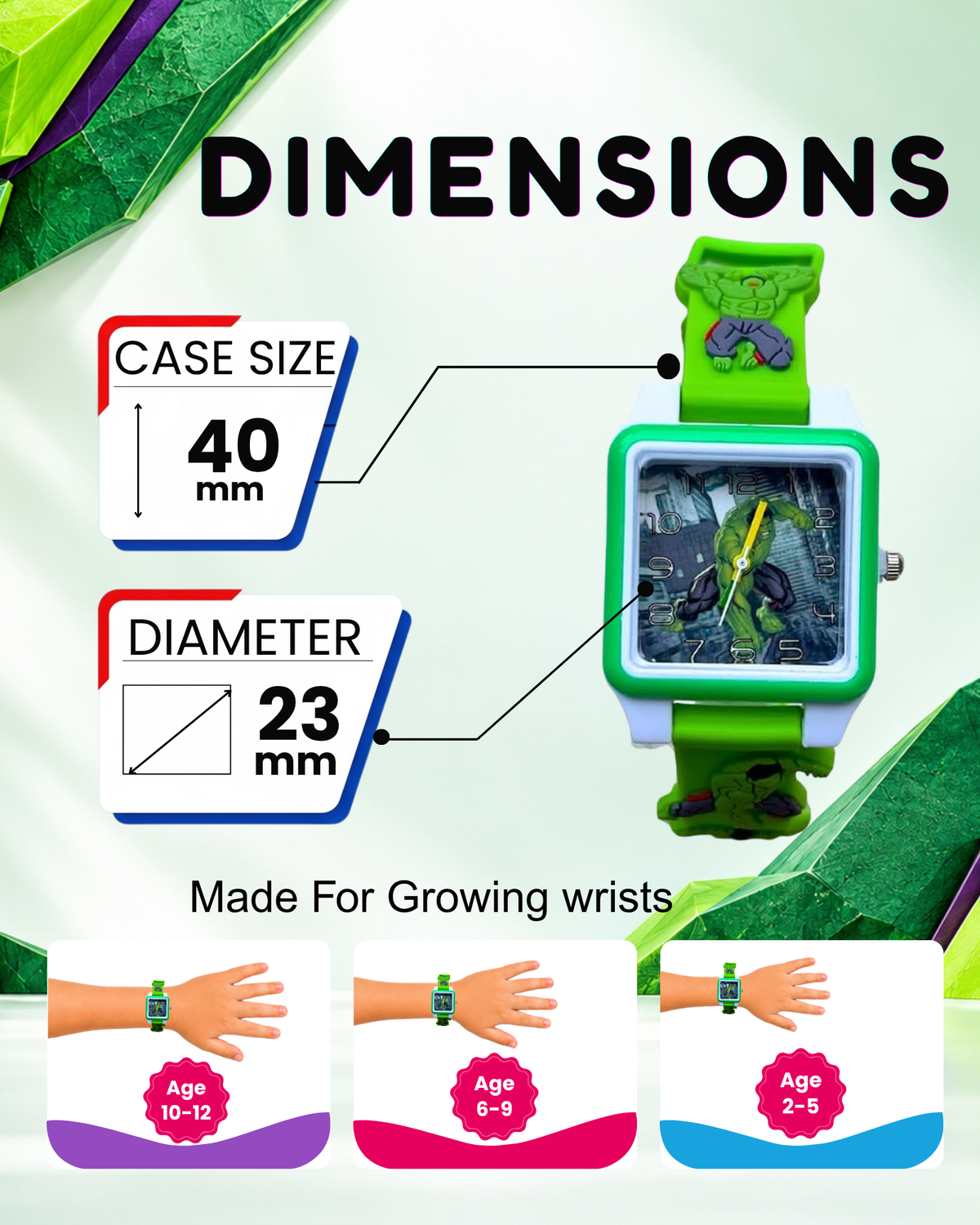 Disney Square Digital Watch for Kids Boys and Girls | Best Gift for Kids