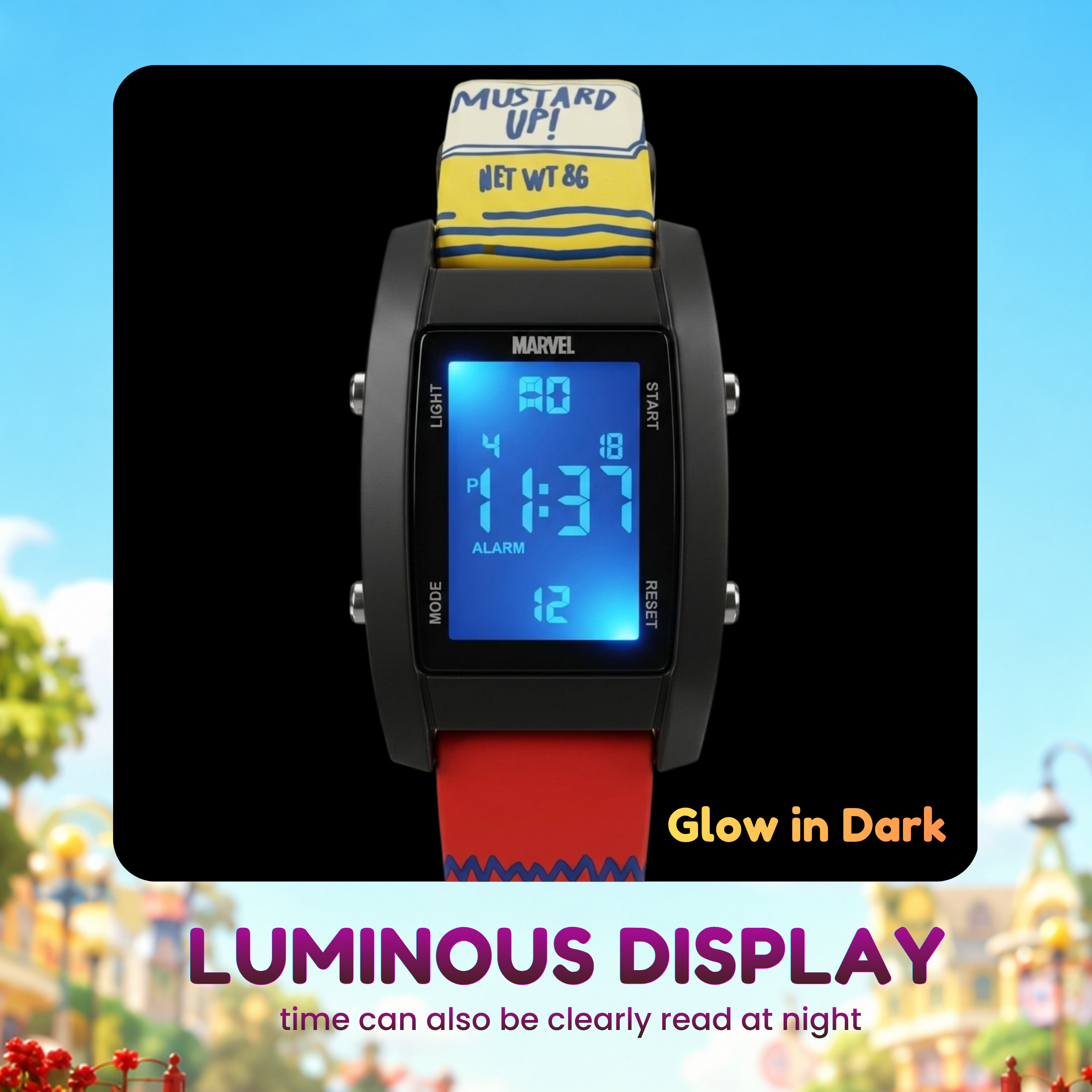 Spiky Micky Mouse theme Digital Kids Watch
