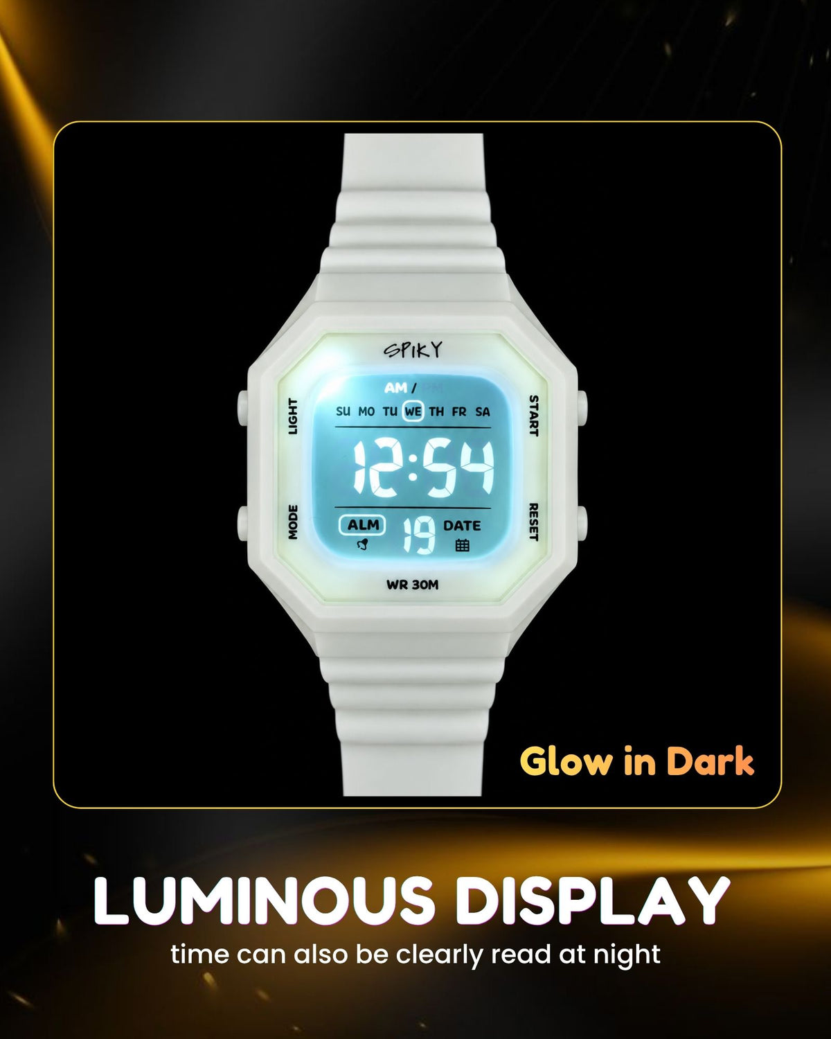 Spiky Square Digital Kids Watch for Boys & Girls
