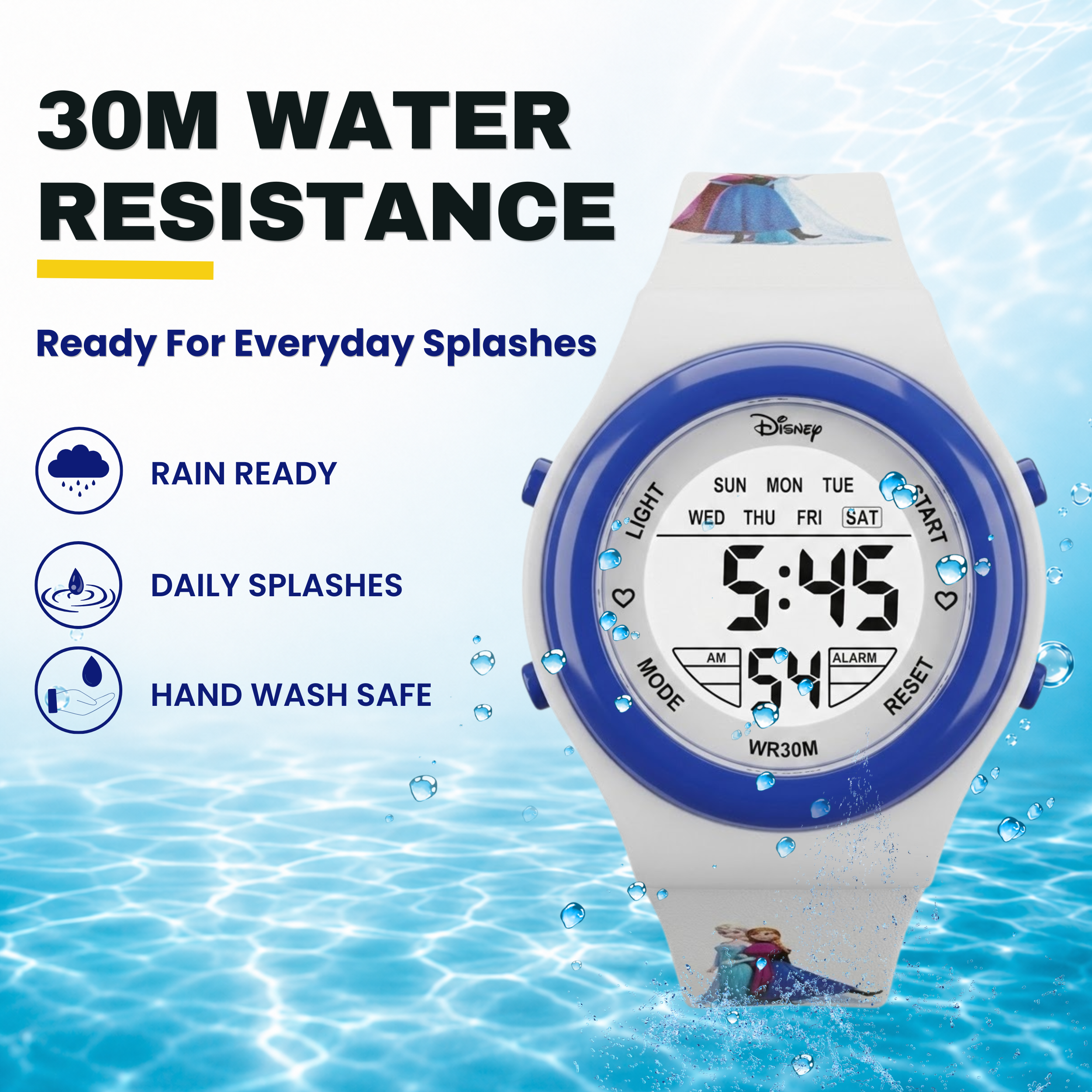 Spiky Frozen theme Digital Kids Watch