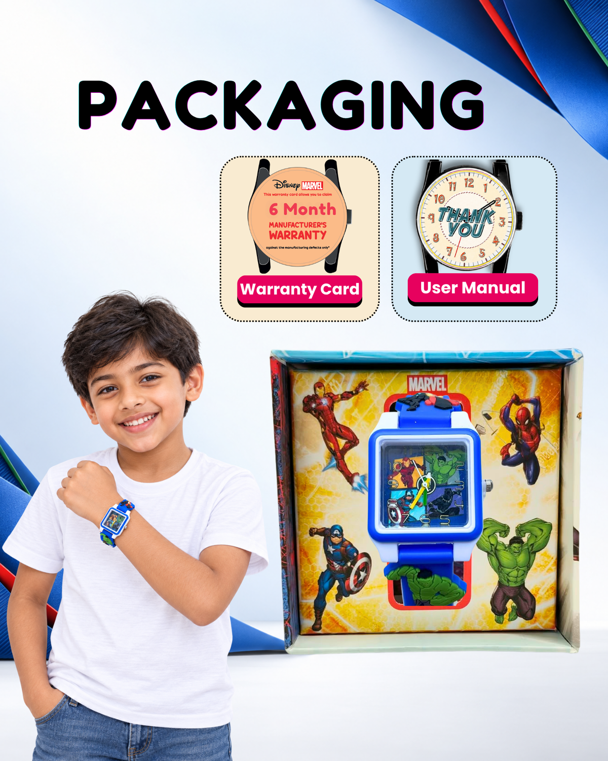 Disney Square Digital Watch for Kids Boys and Girls | Best Gift for Kids