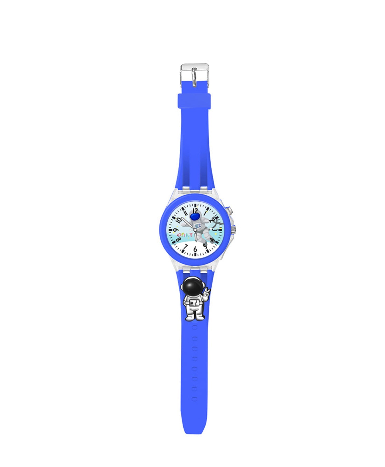 Spiky Kids Watch Strap | Unbreakable Silicone Strap, Waterproof, Lightweight & Adjustable Strap | Stylish Wrist Replacement Strap for All Kids Watches | Comfort Fit for Girls Age 3–10 Years