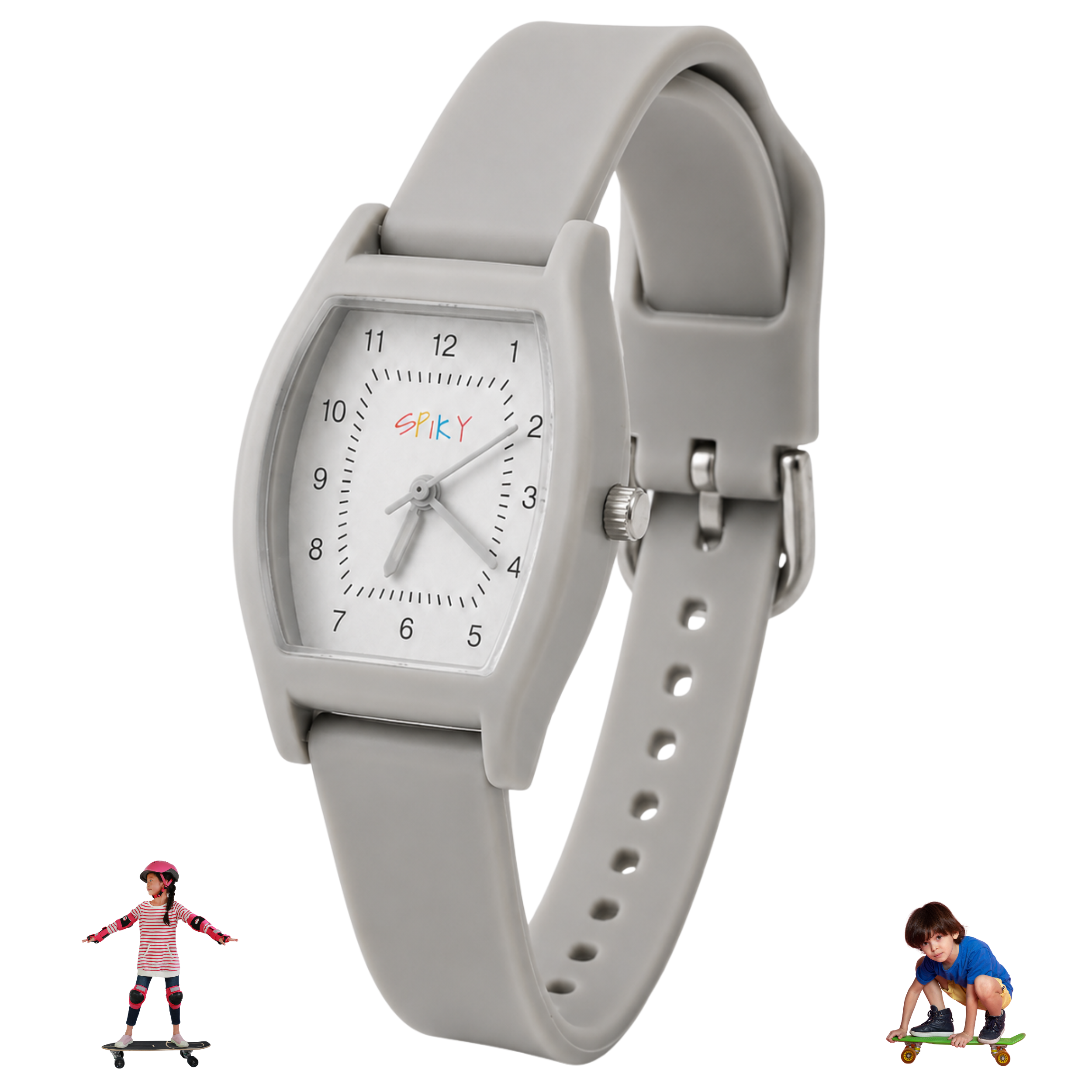 Spiky Rectangle Stylish Analog Watch for Kids EVA48