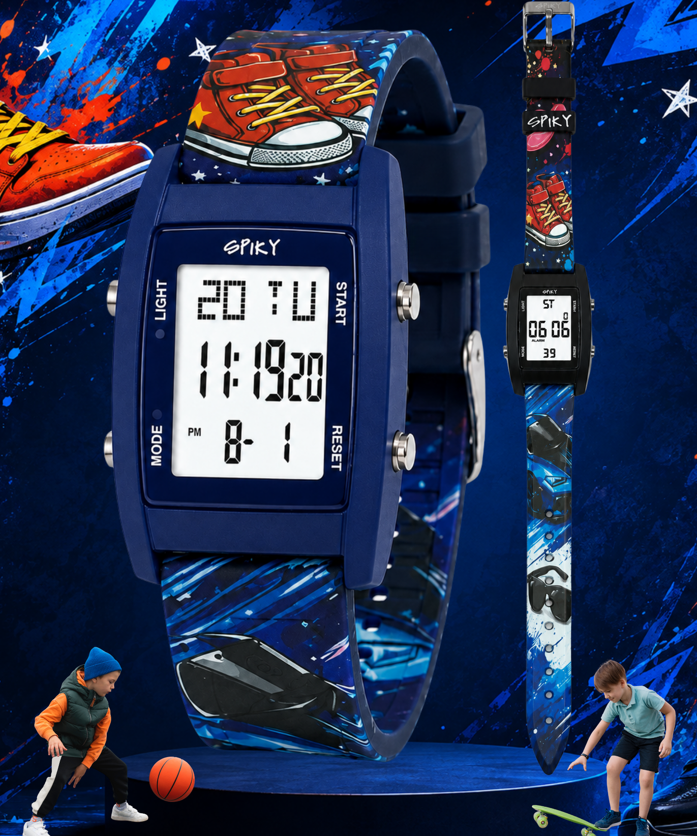 Spiky Kids Digital Watch for Boys