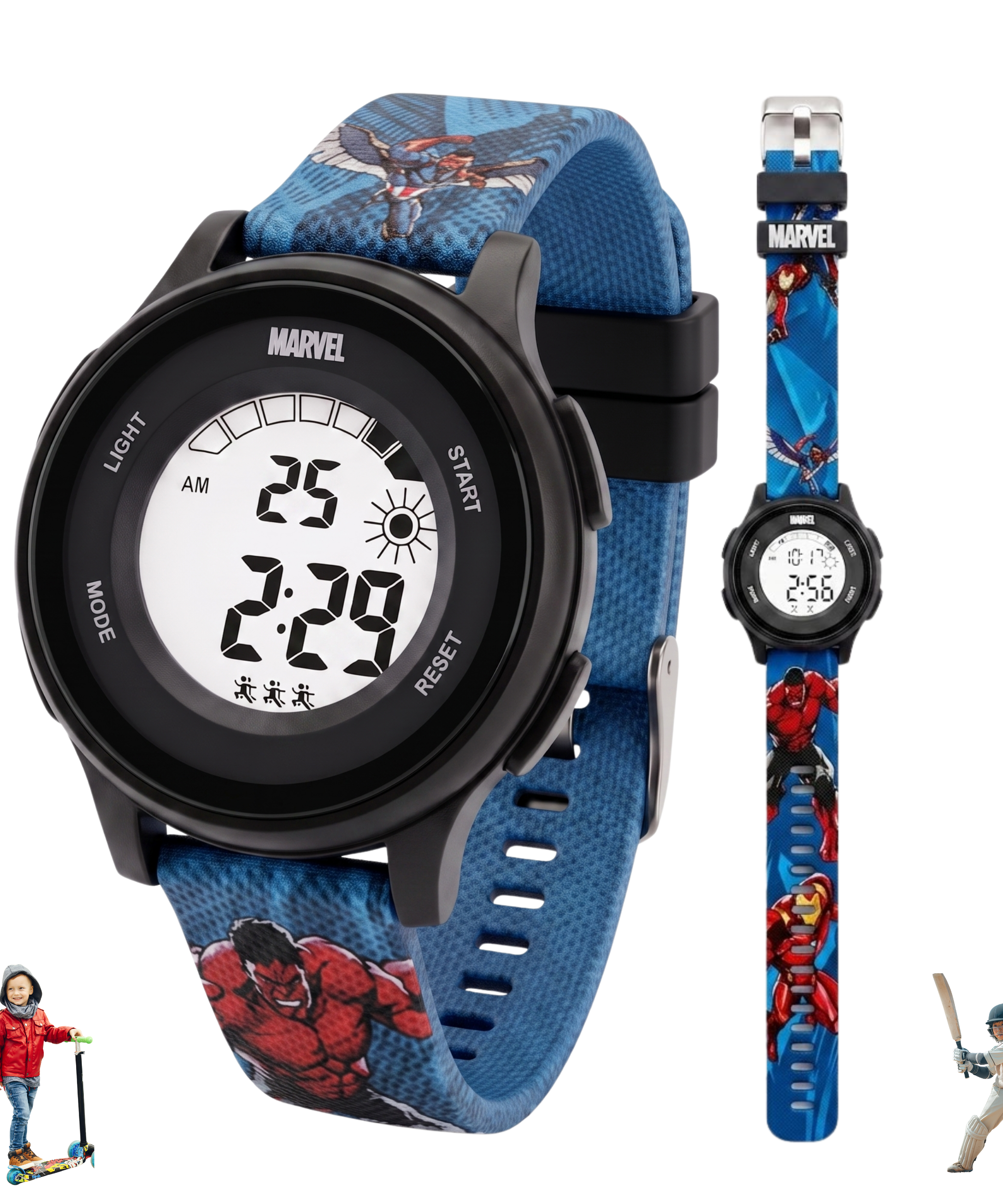Spiky Hulk theme Digital Kids Watch