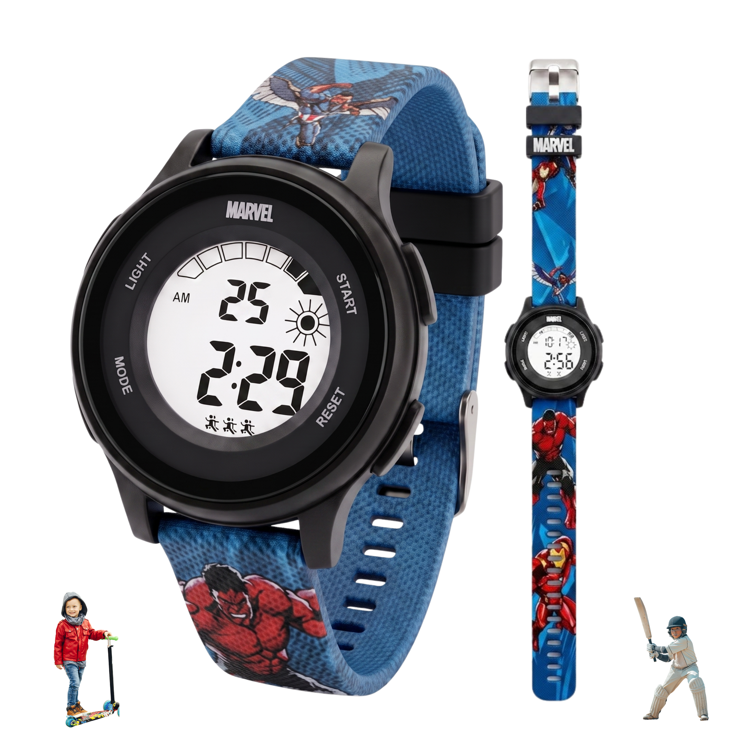Spiky Hulk theme Digital Kids Watch