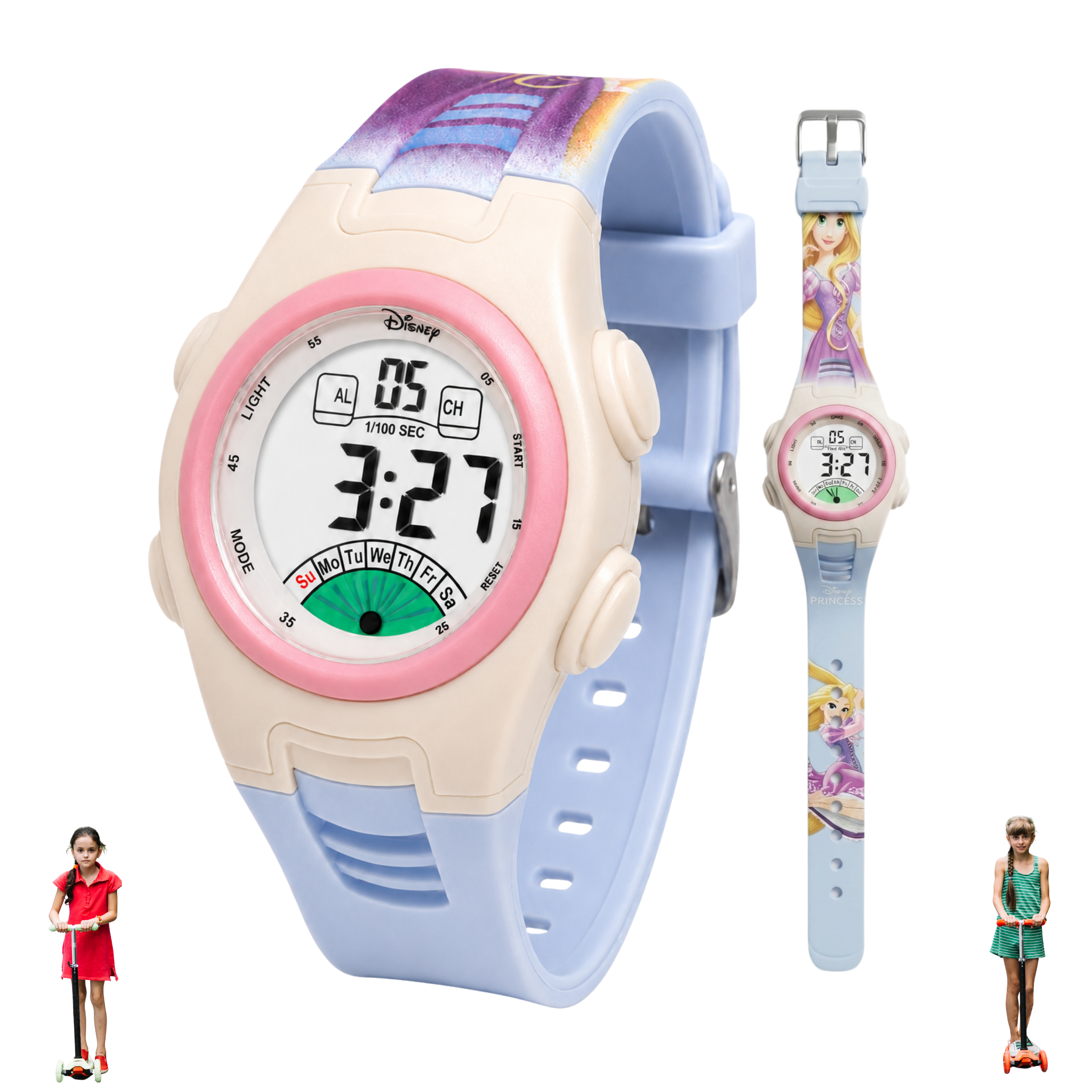 Spiky Princess theme Digital Kids Watch