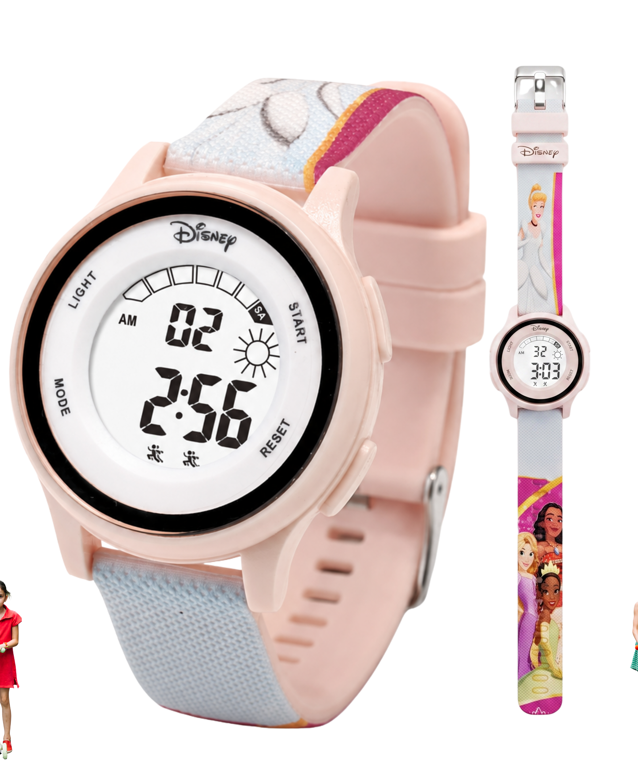 Spiky Princess theme Digital Kids Watch