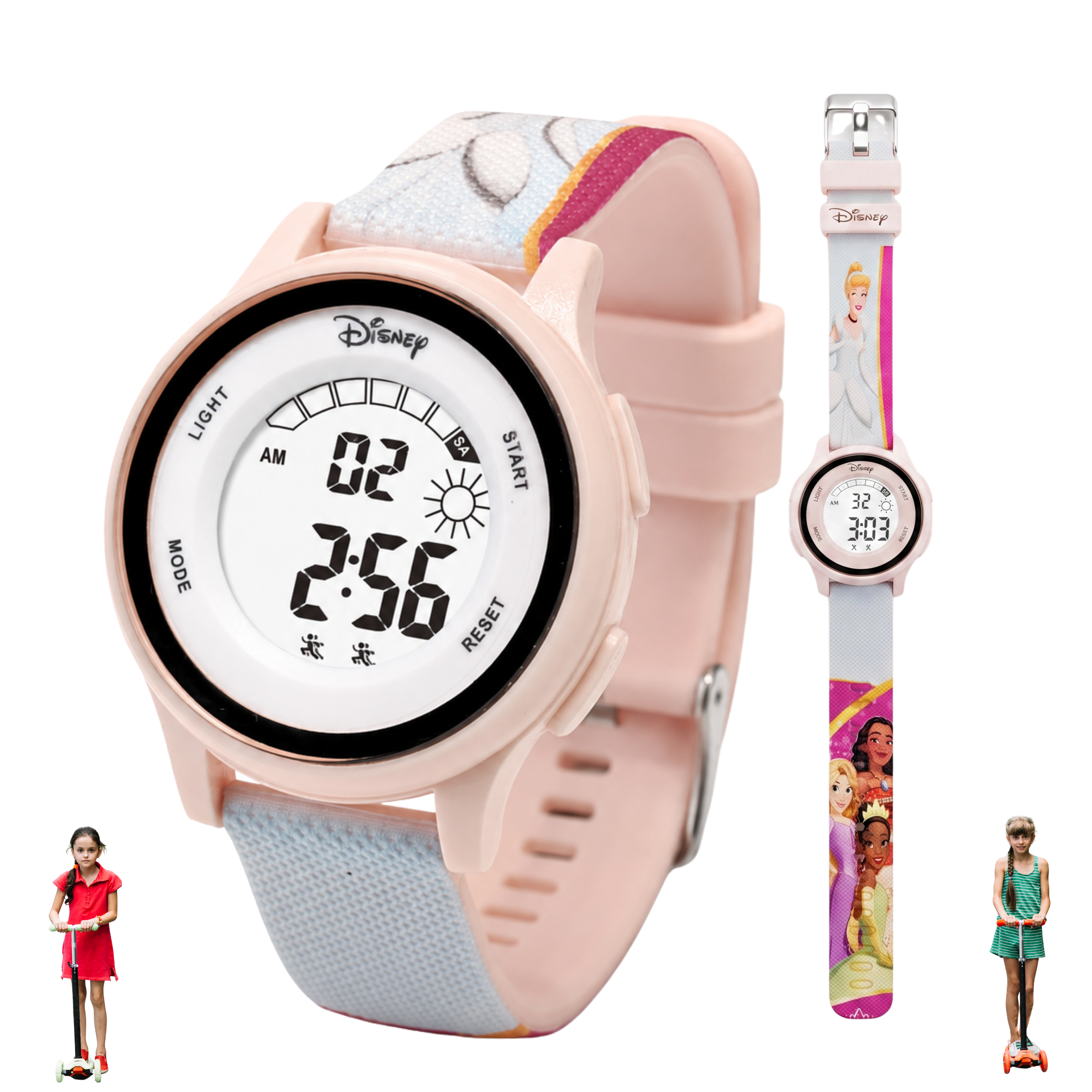 Spiky Princess theme Digital Kids Watch