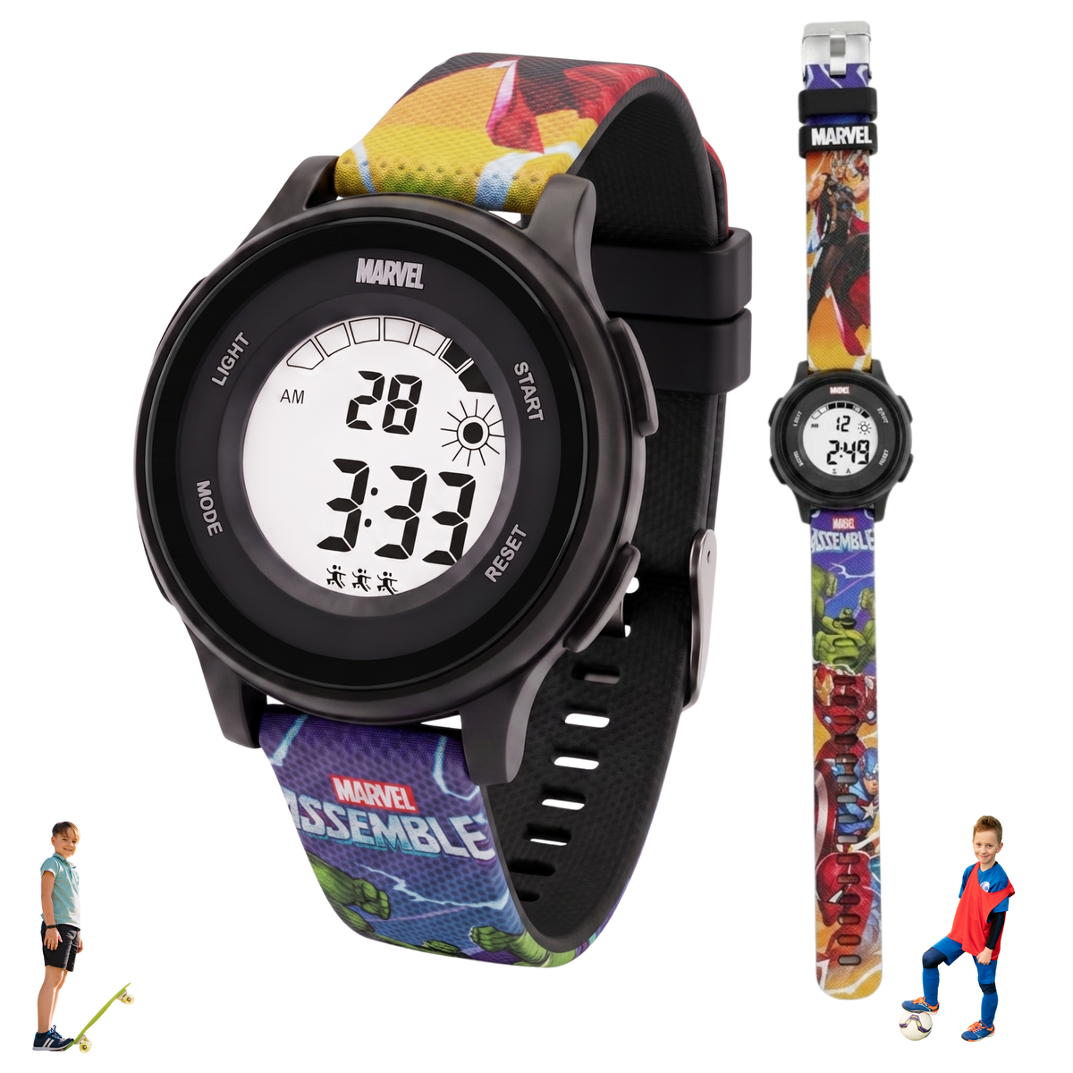 Spiky Avengers Digital Kids Watch