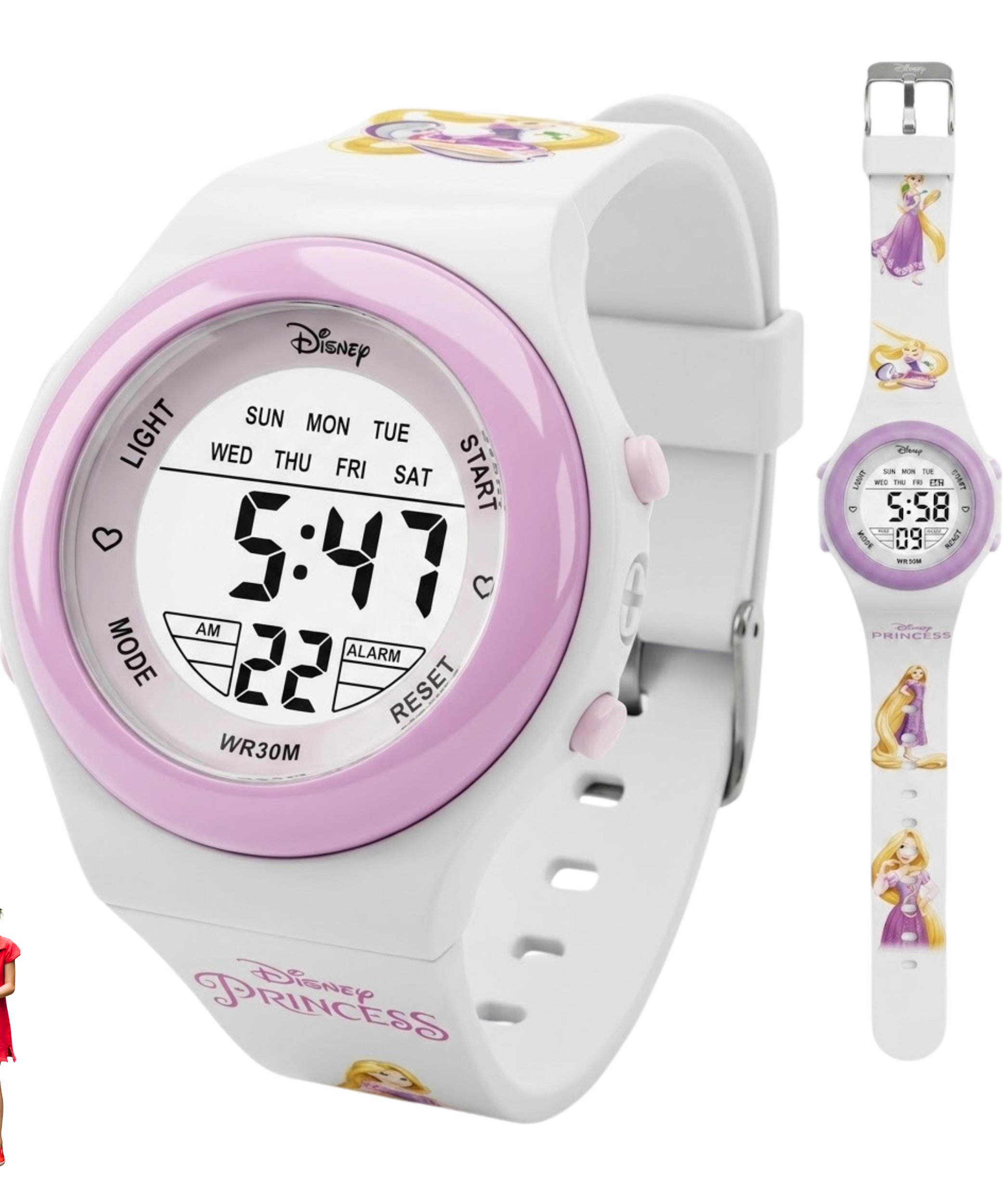 Spiky Princess theme Digital Kids Watch