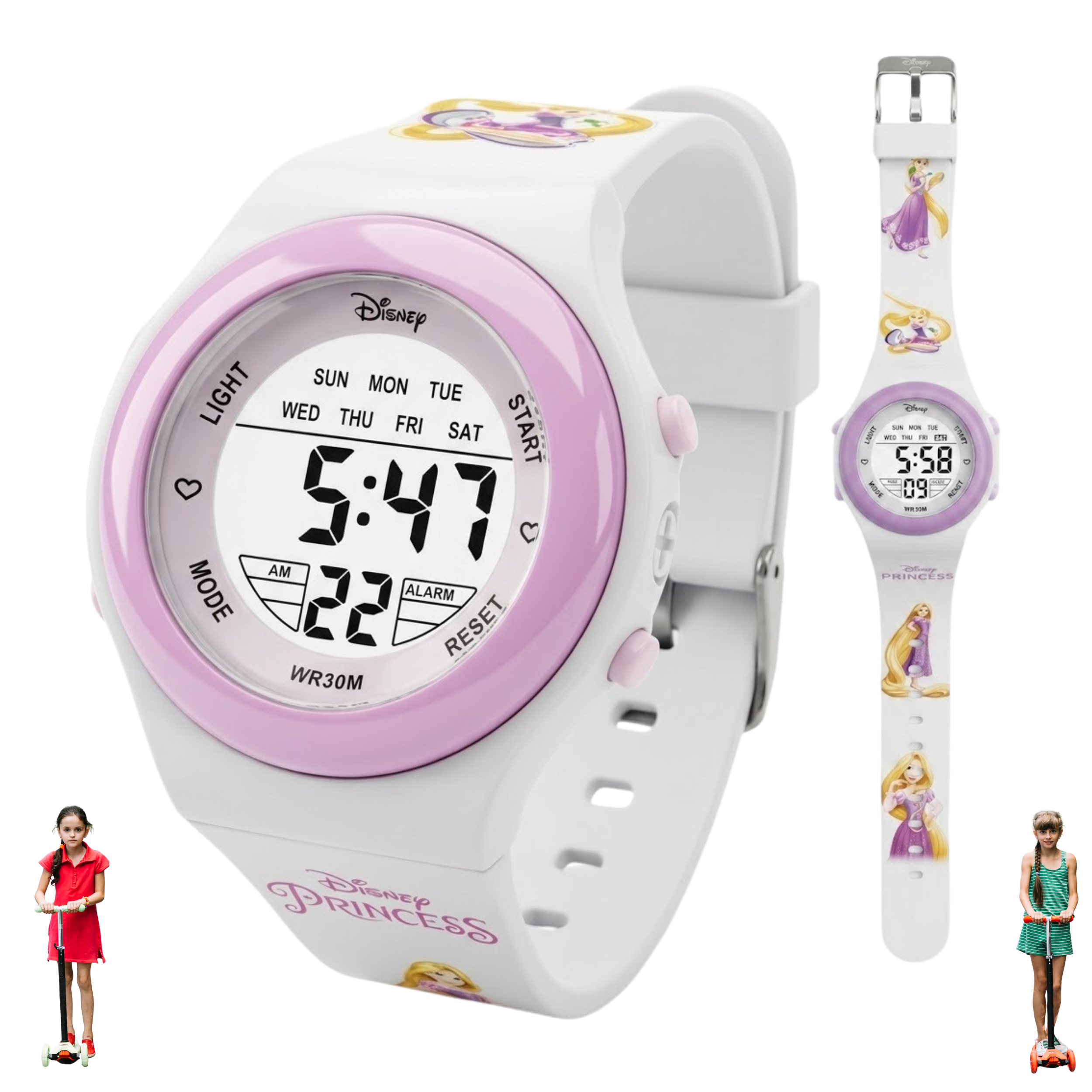 Spiky Princess theme Digital Kids Watch