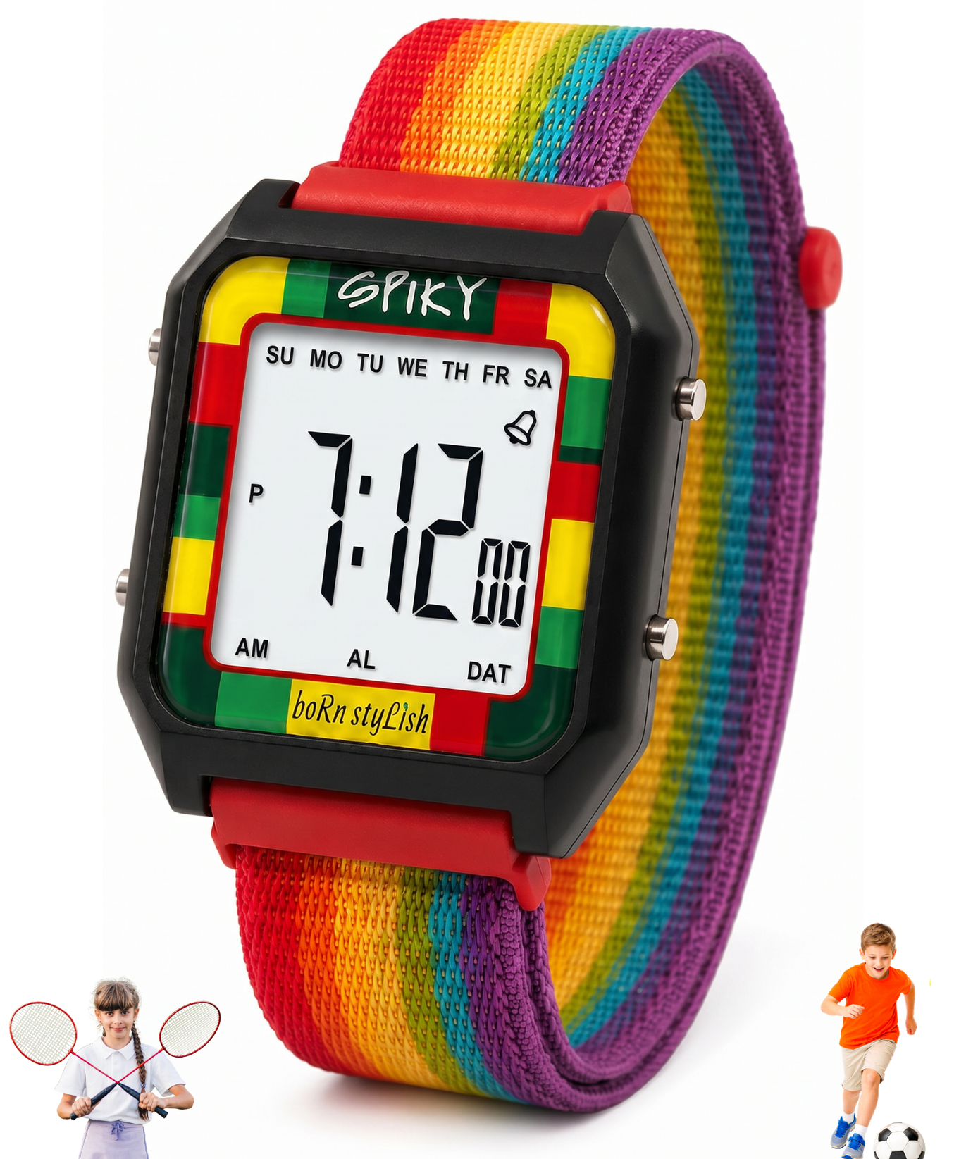 color- multi black