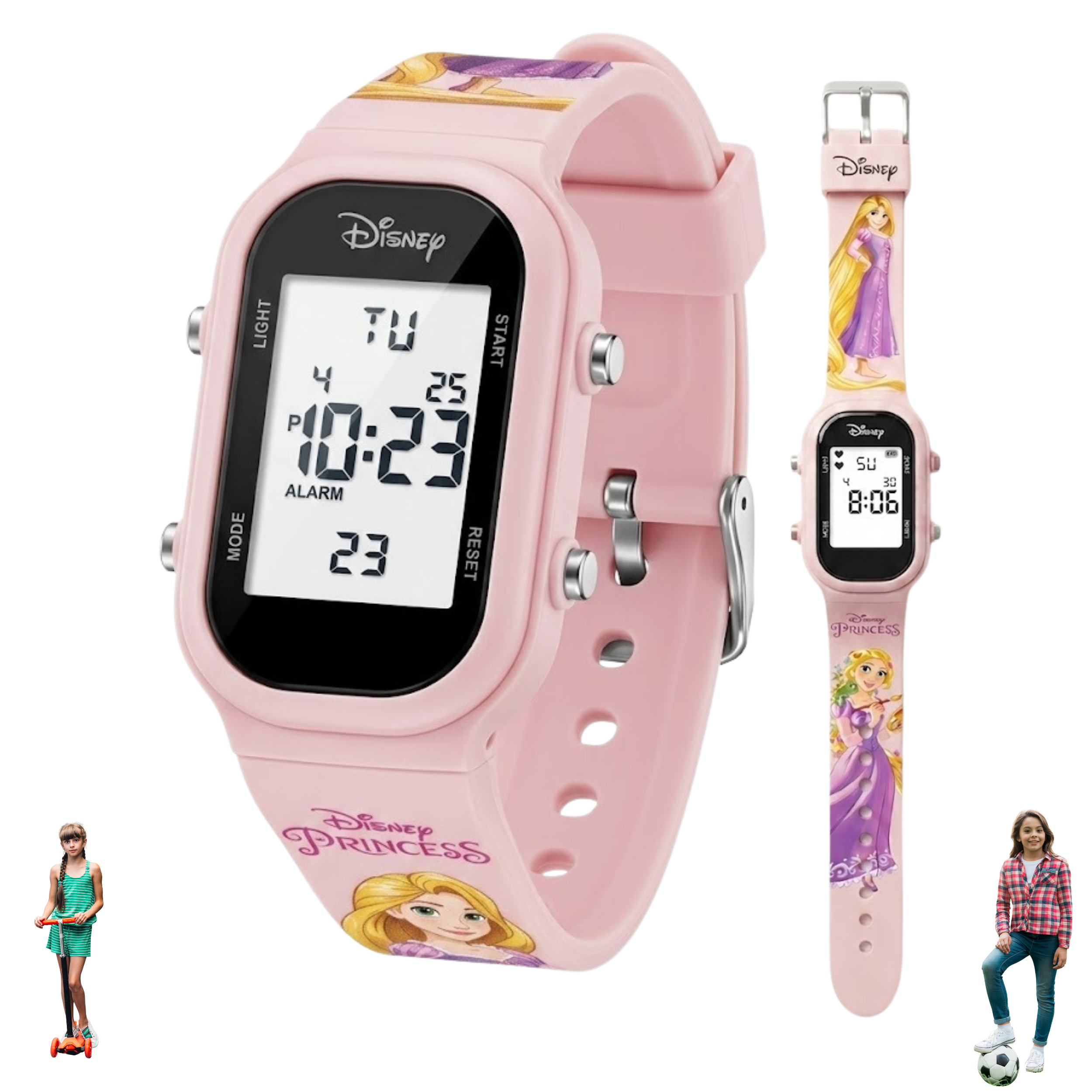 Spiky Princess theme Digital Kids Watch