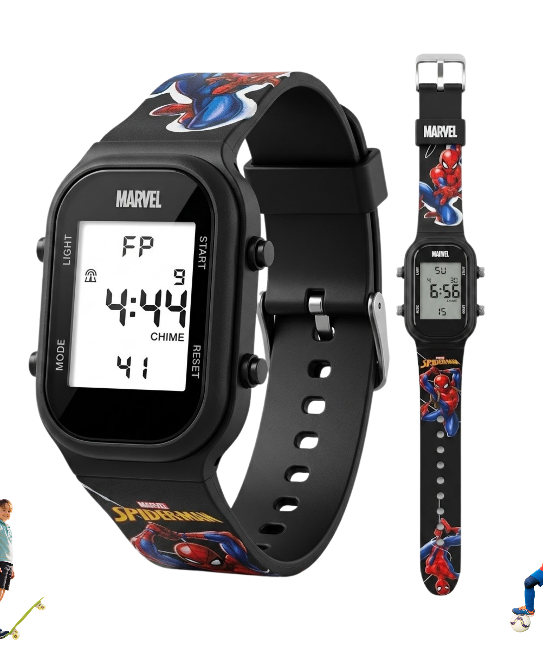 Spiky Spiderman theme Digital Kids Watch