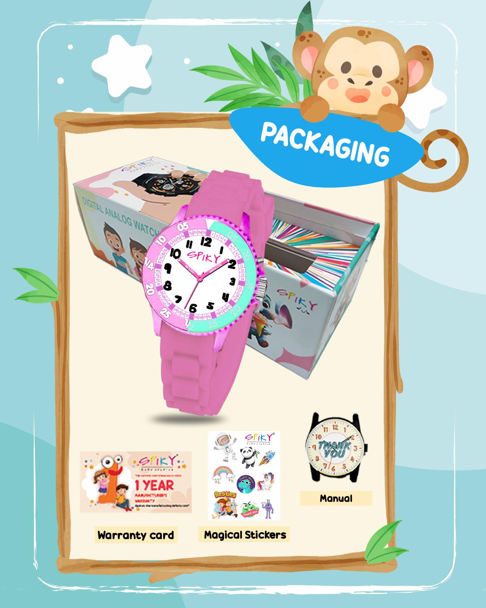 Spiky EVA30 Round Sports Analog Kids Watch