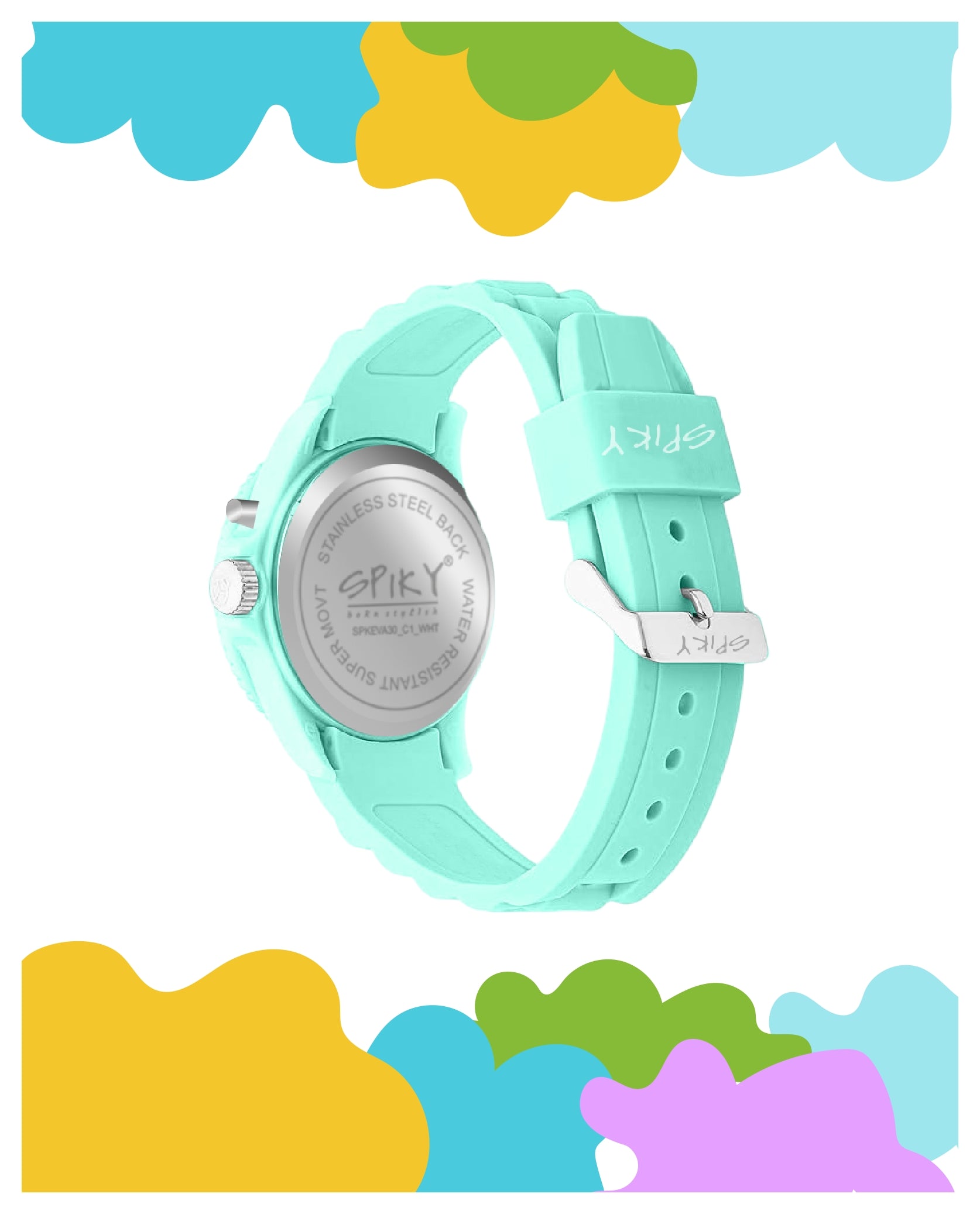 Spiky EVA30 Round Sports Analog Kids Watch