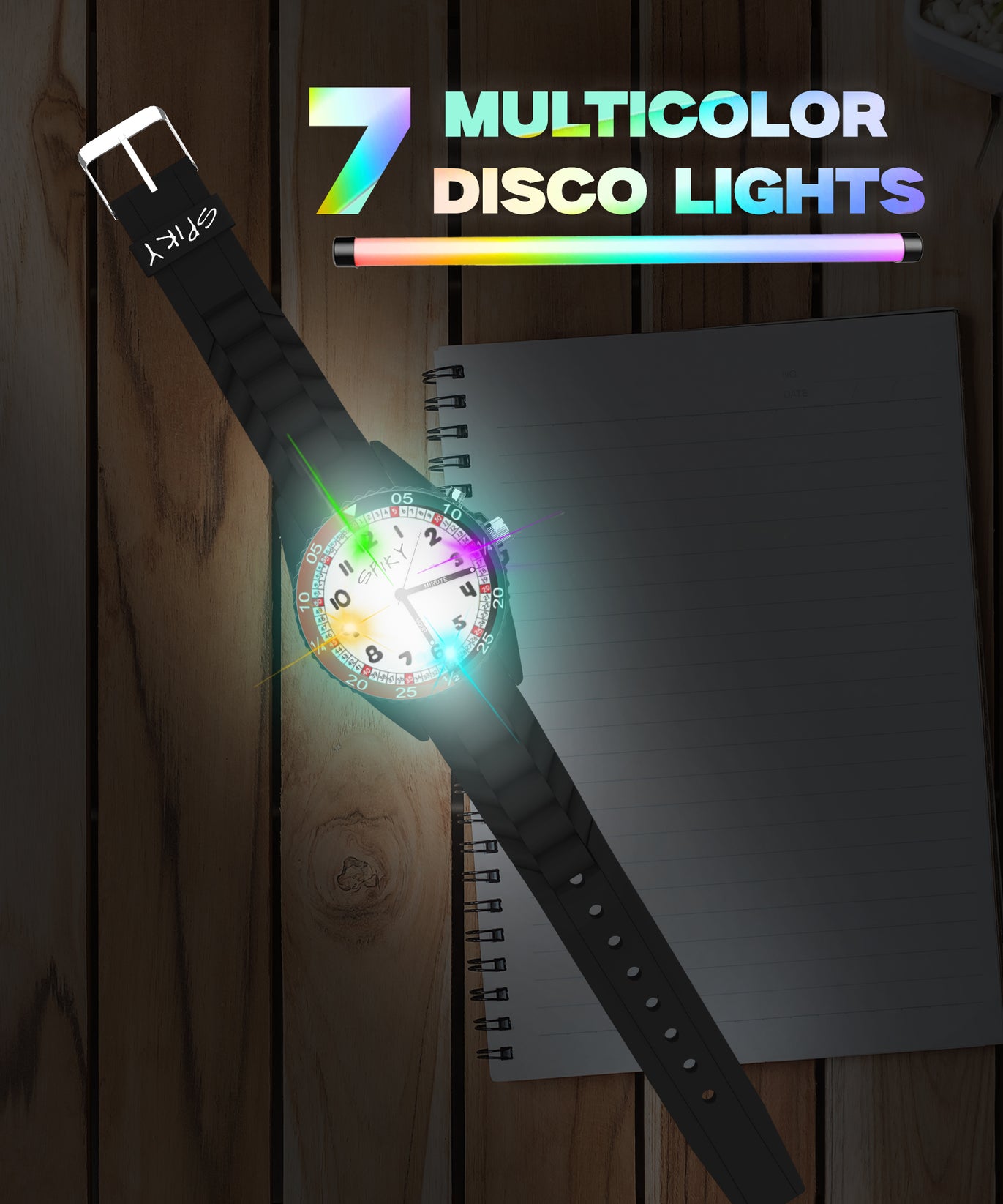 Spiky EVA30 Round Sports Analog Kids Watch