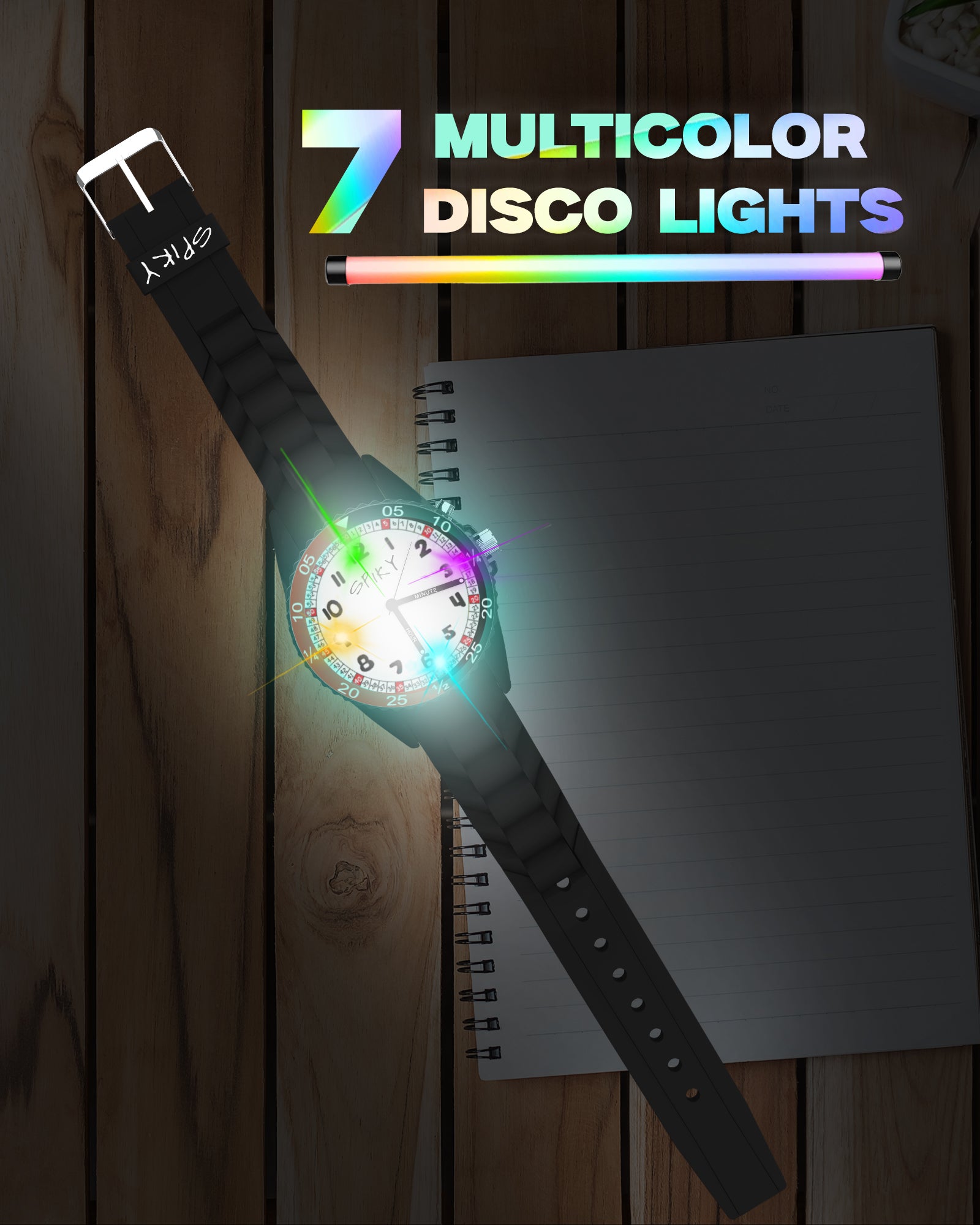 Spiky EVA30 Round Sports Analog Kids Watch