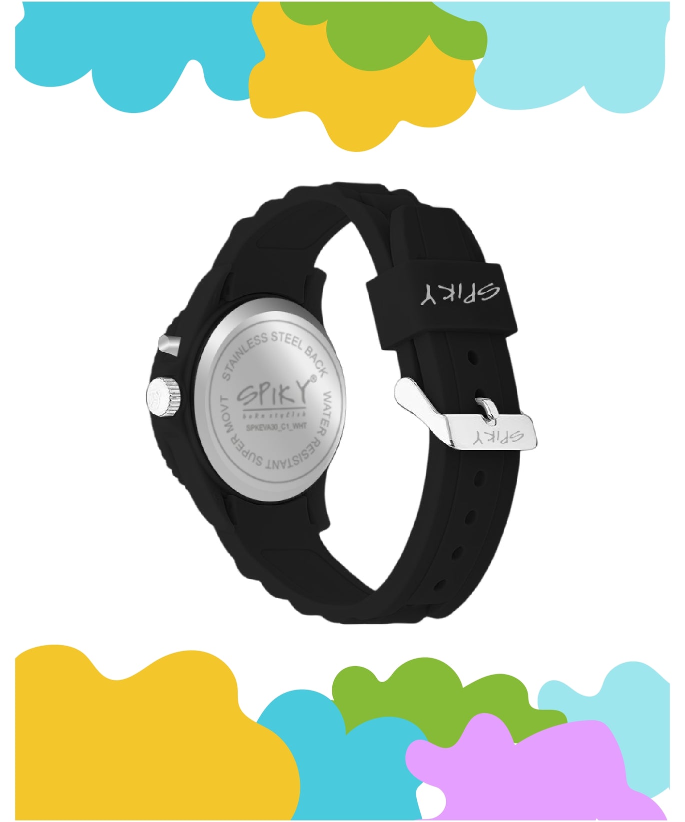 Spiky EVA30 Round Sports Analog Kids Watch