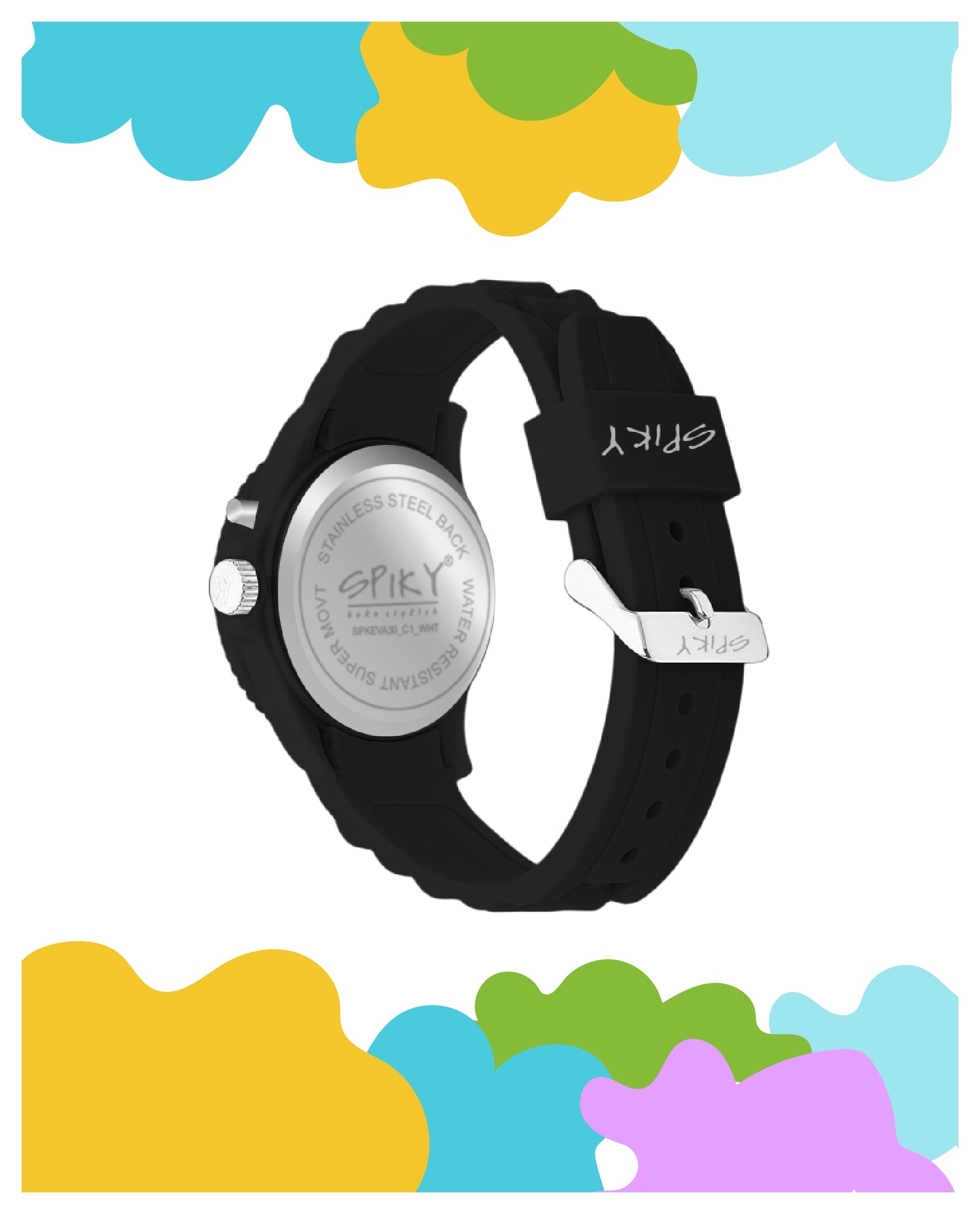 Spiky EVA30 Round Sports Analog Kids Watch