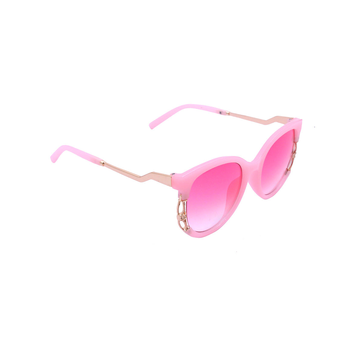 Spiky Oval UV Protected Sunglass - Pink