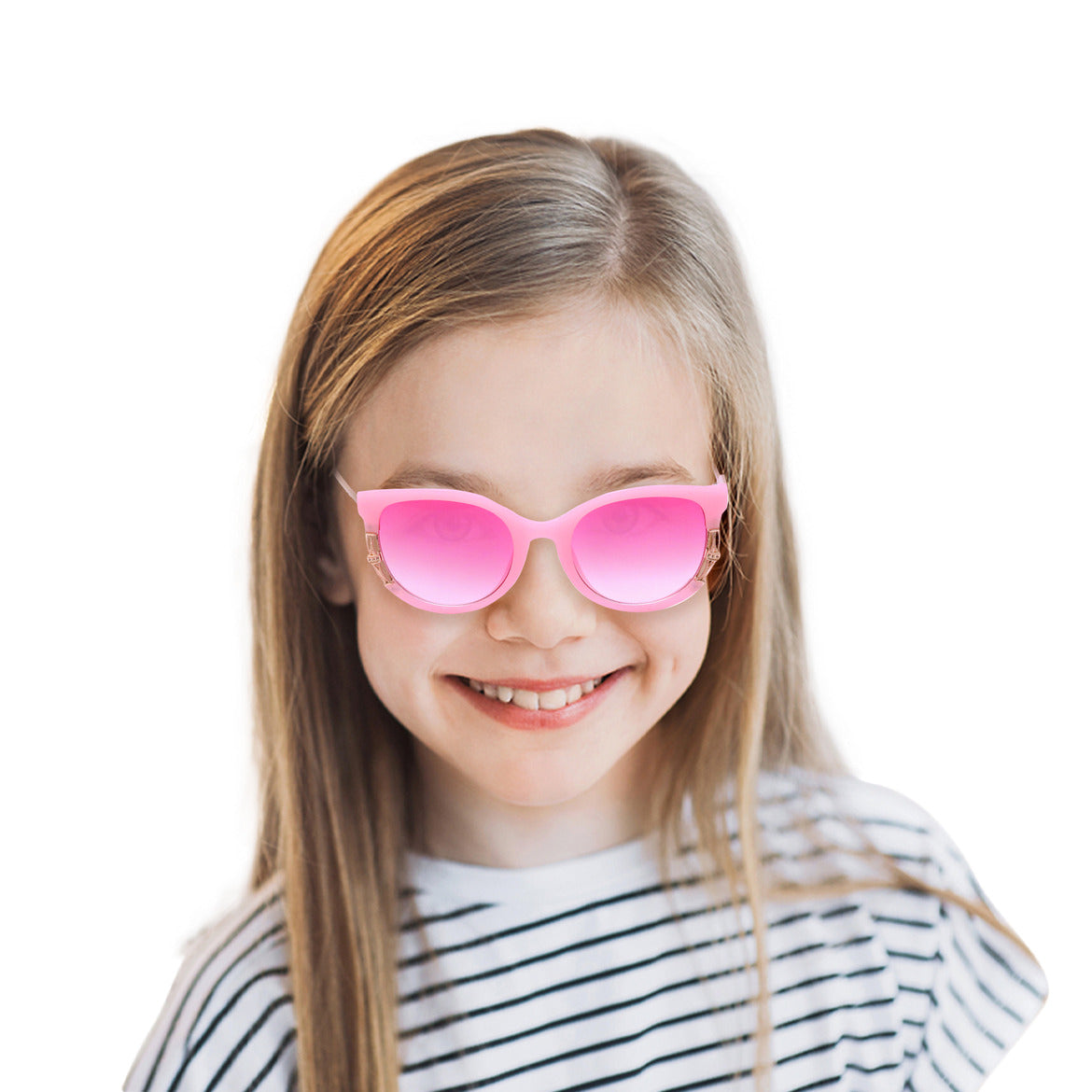 Spiky Oval UV Protected Sunglass - Pink