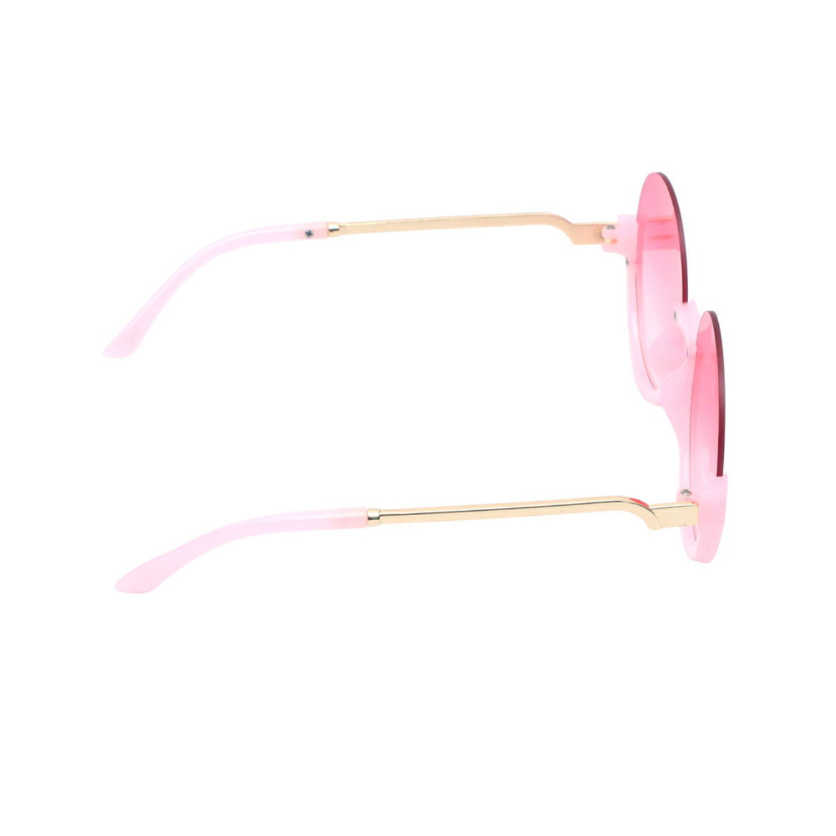 Spiky Round UV Protected Sunglass - Pink