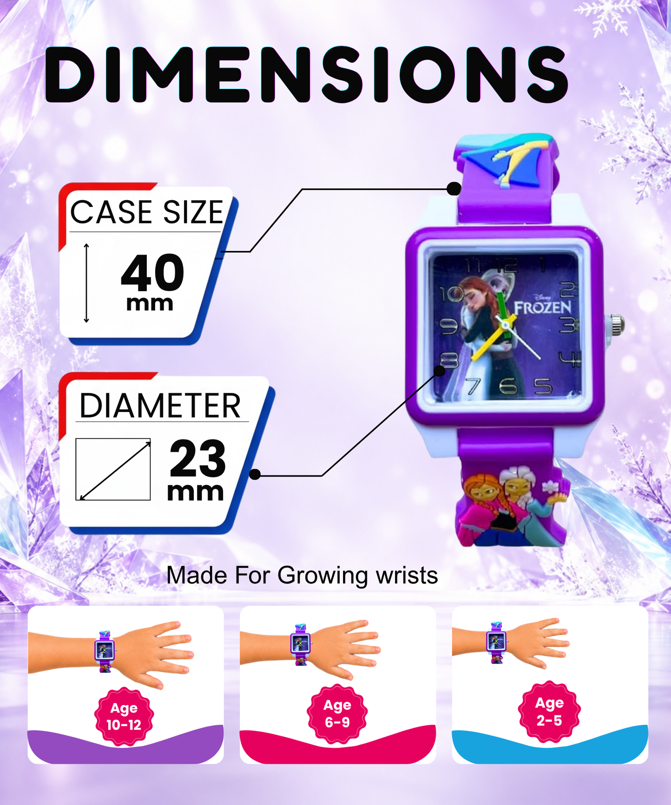 Disney Square Digital Watch for Kids Boys and Girls | Best Gift for Kids