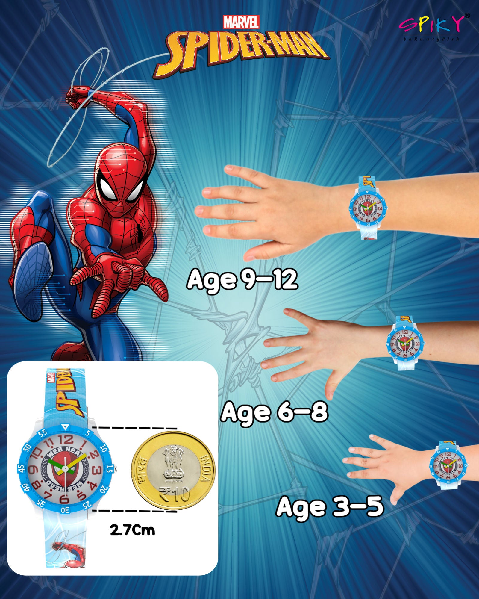 Disney Frozen Theme Kids Analog Watch | Best Gift for Boys & Girls Age 3–10 Years