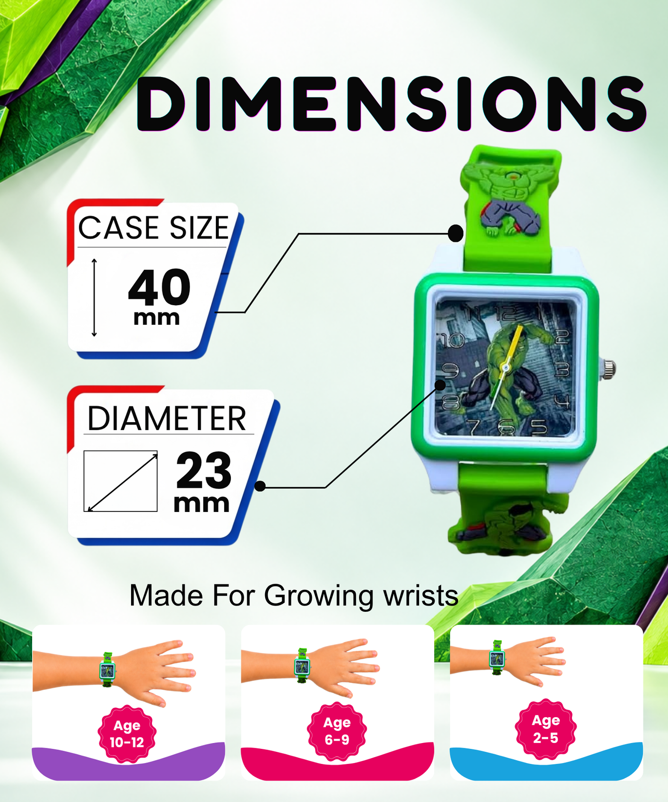 Disney Square Digital Watch for Kids Boys and Girls | Best Gift for Kids