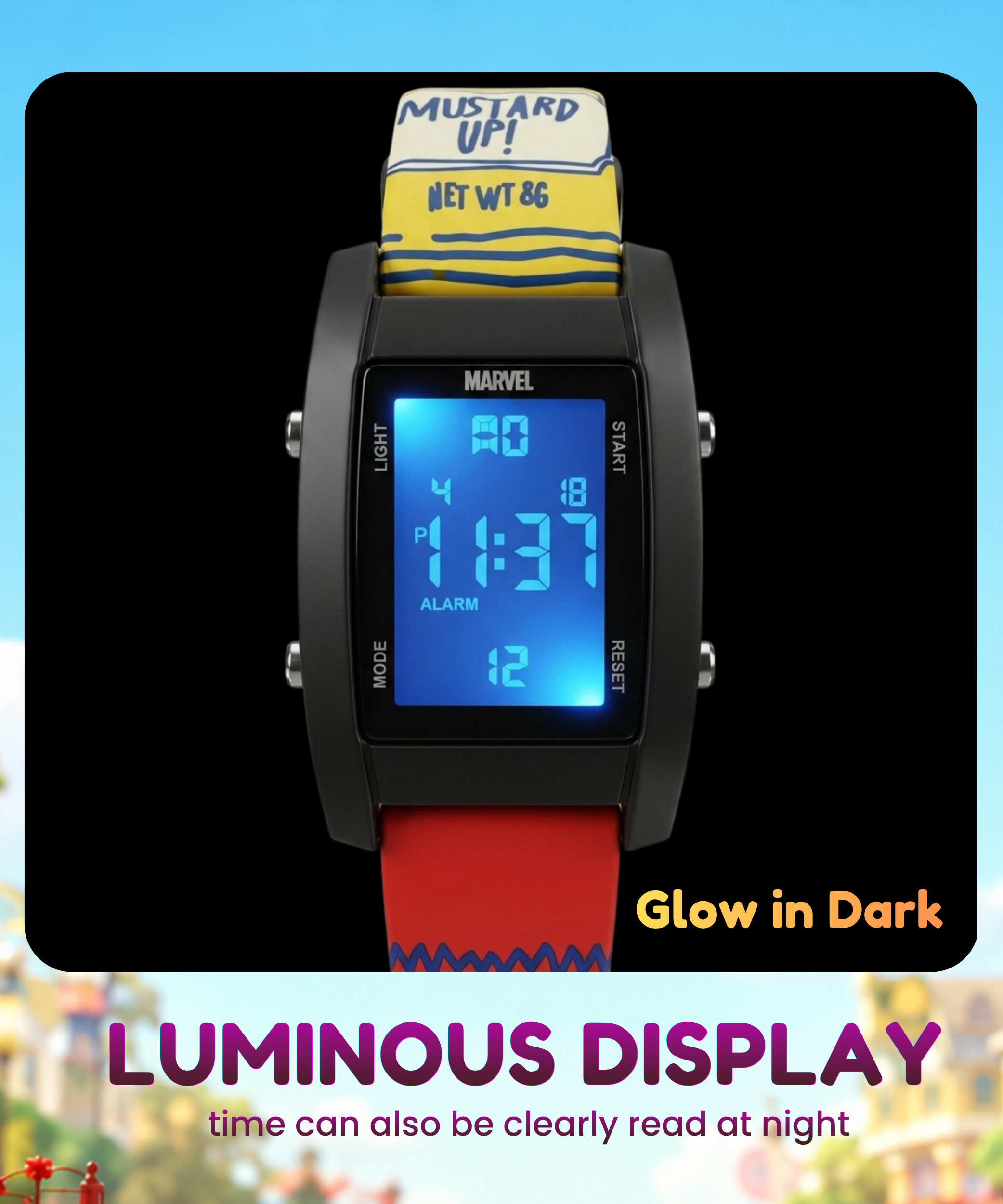 Spiky Micky Mouse  theme Digital Kids Watch