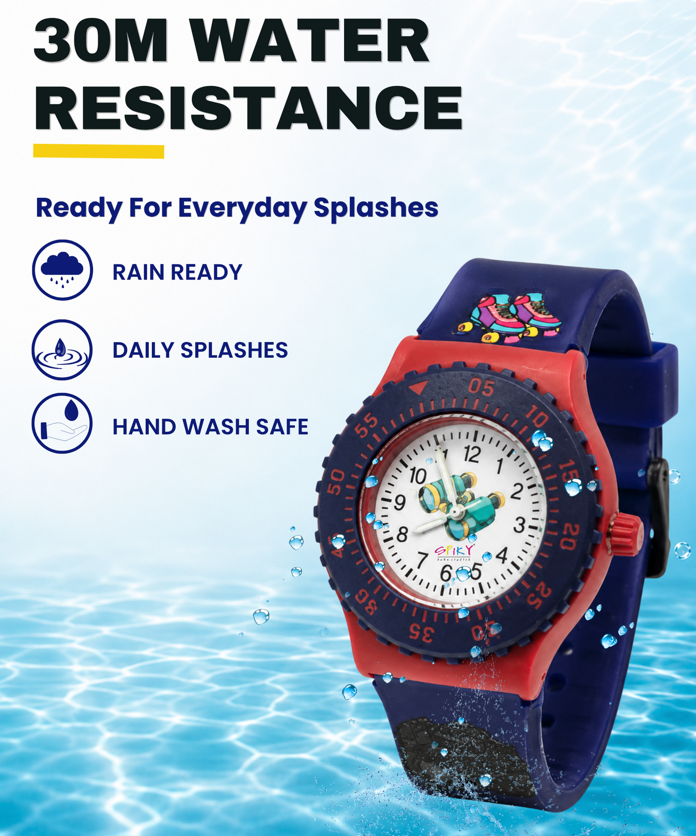 SPIKY Analog Kids Watch for Boys