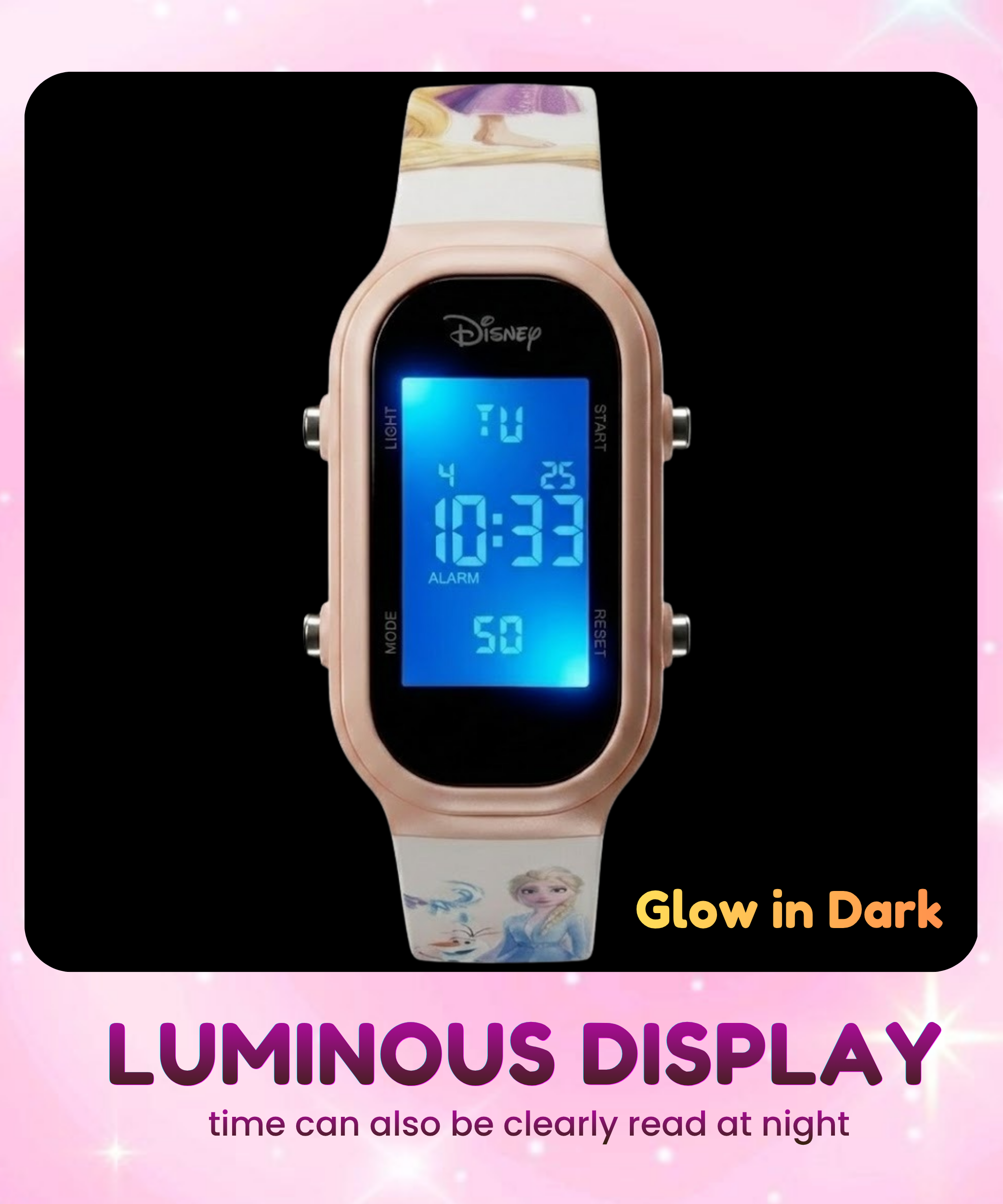 Spiky Princess theme Digital Kids Watch