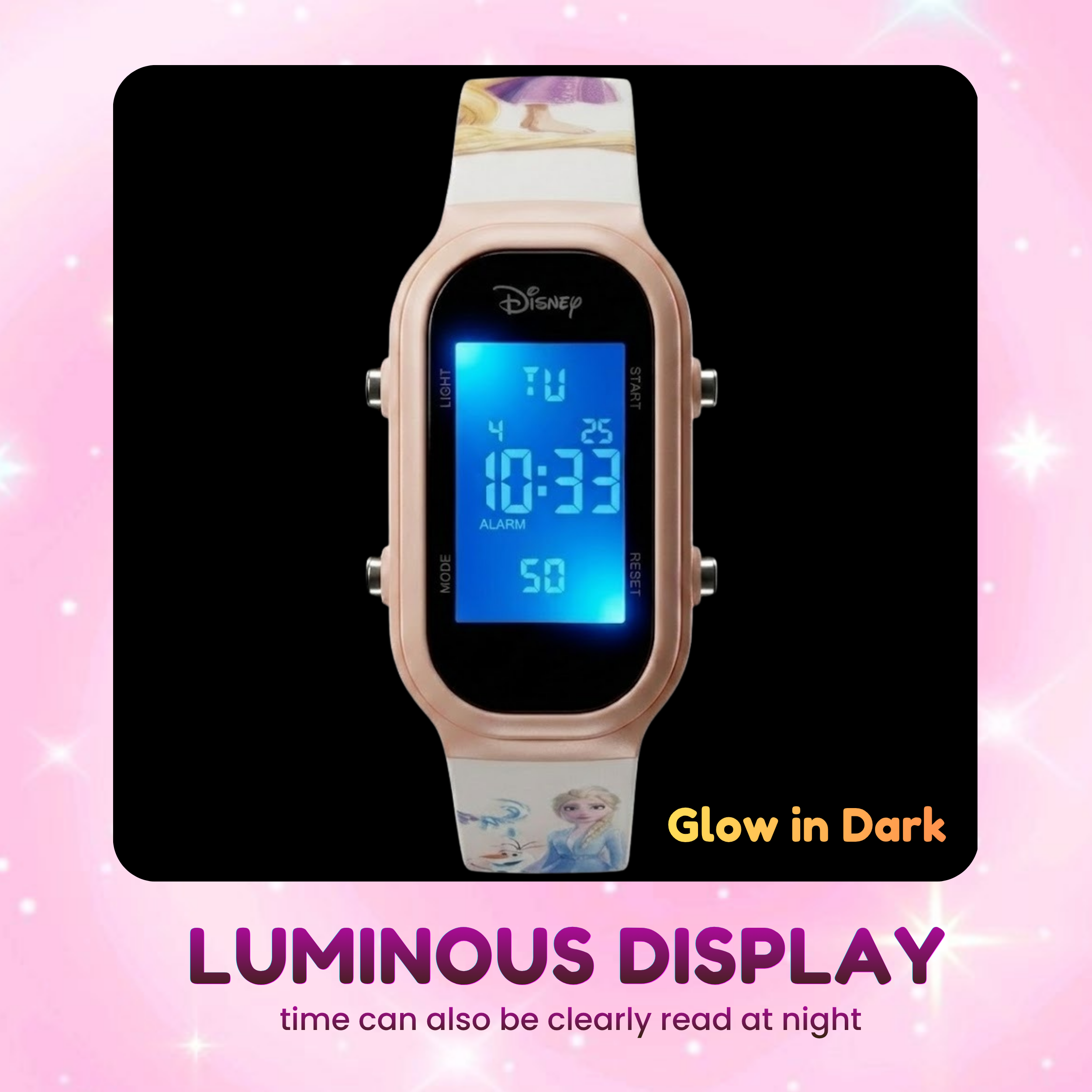 Spiky Princess theme Digital Kids Watch
