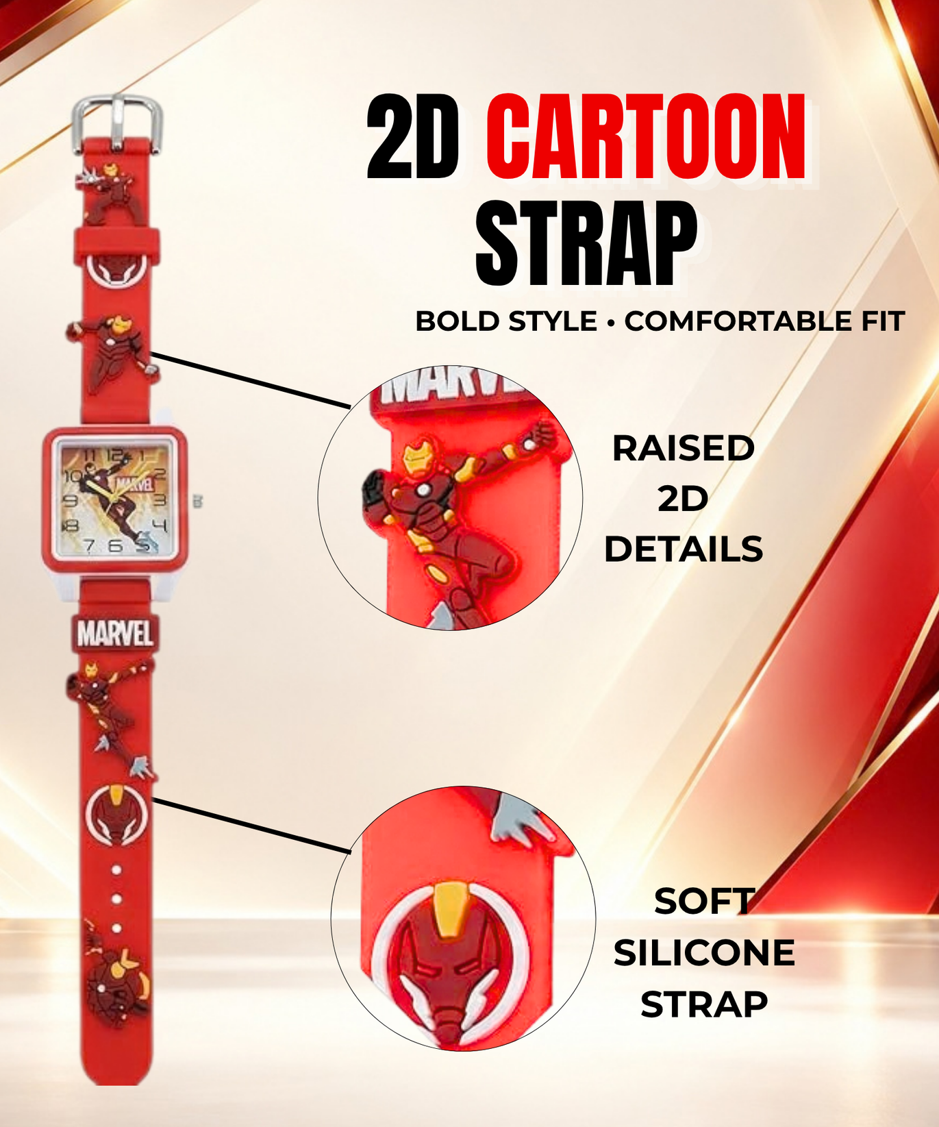Disney Square Digital Watch for Kids Boys and Girls | Best Gift for Kids
