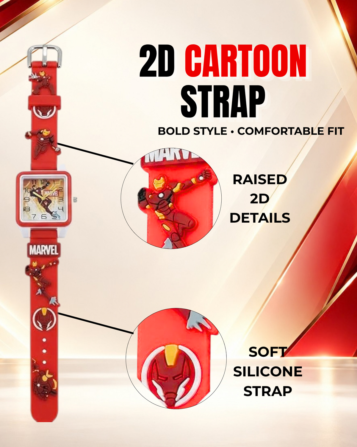 Disney Square Digital Watch for Kids Boys and Girls | Best Gift for Kids