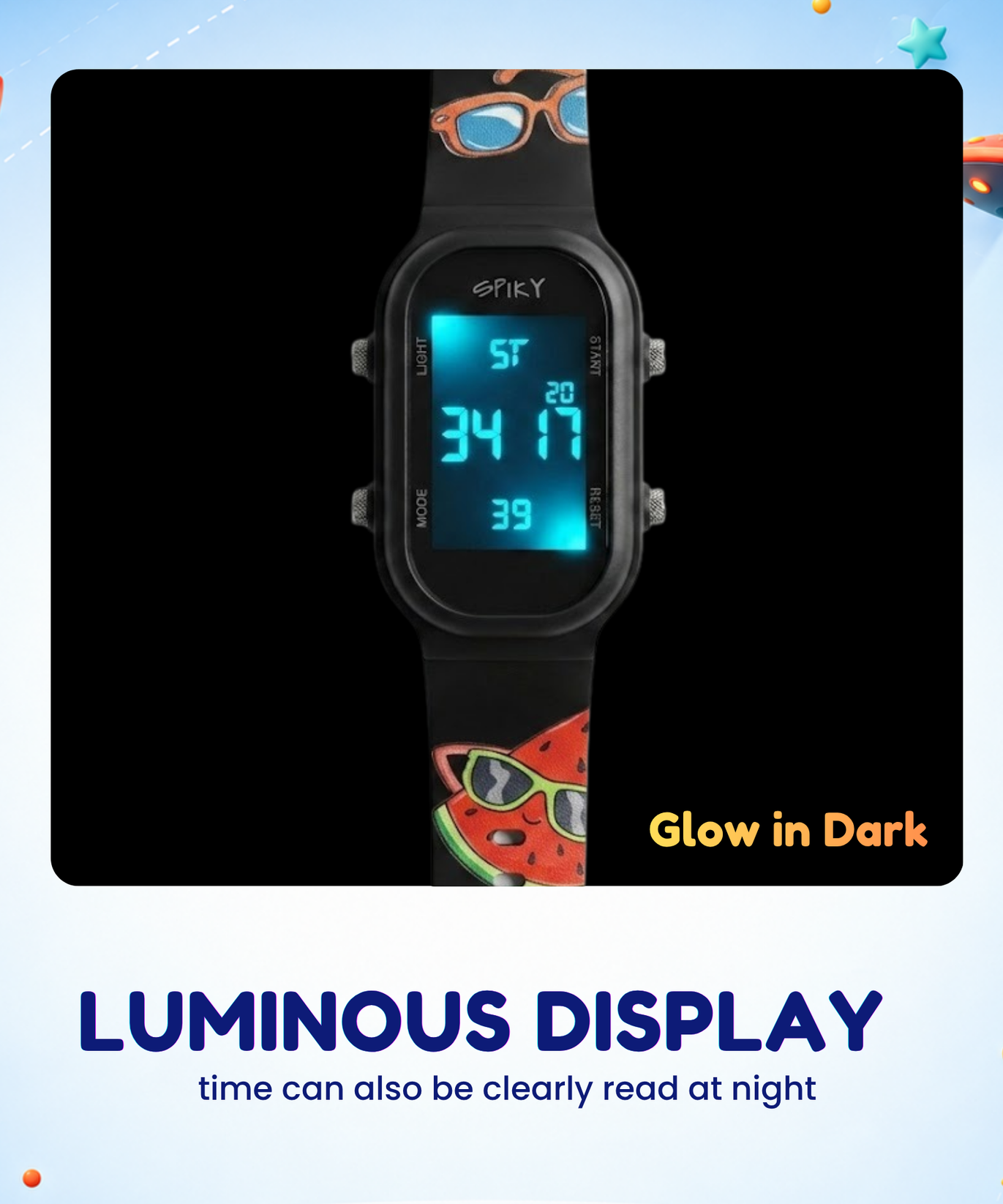 Spiky Kids Digital Watch for Boys and Girls