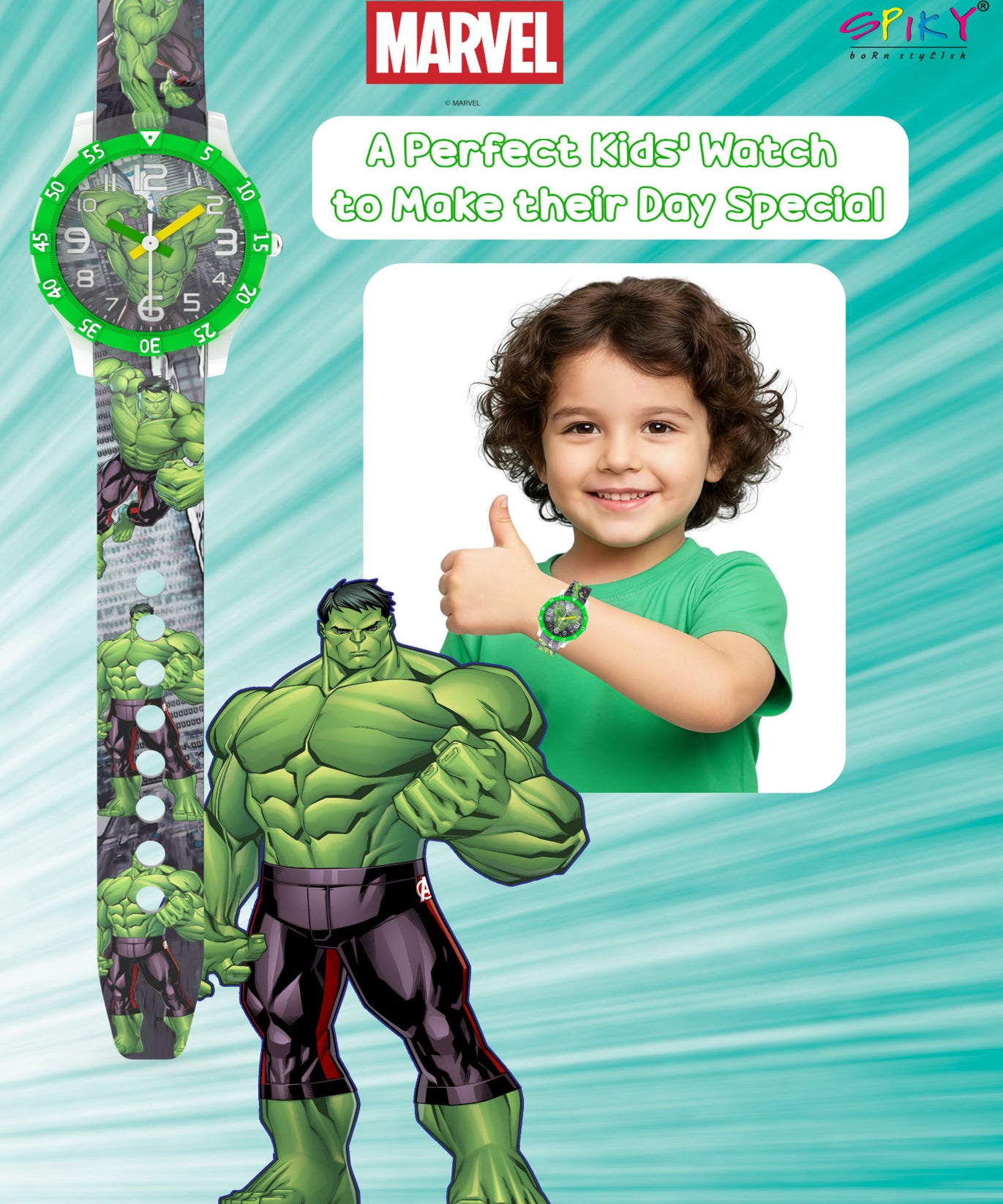 Disney Captain America Kids Analog Watch | Best Gift for Boys & Girls Age 3–10 Years