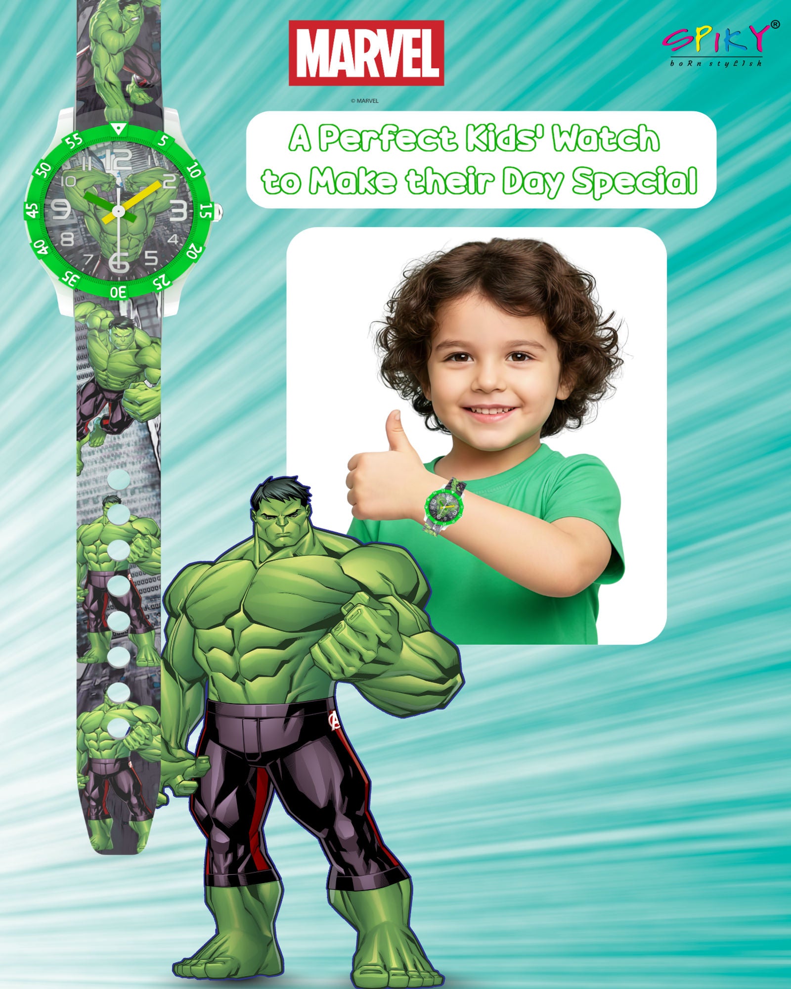 Disney Captain America Kids Analog Watch | Best Gift for Boys & Girls Age 3–10 Years