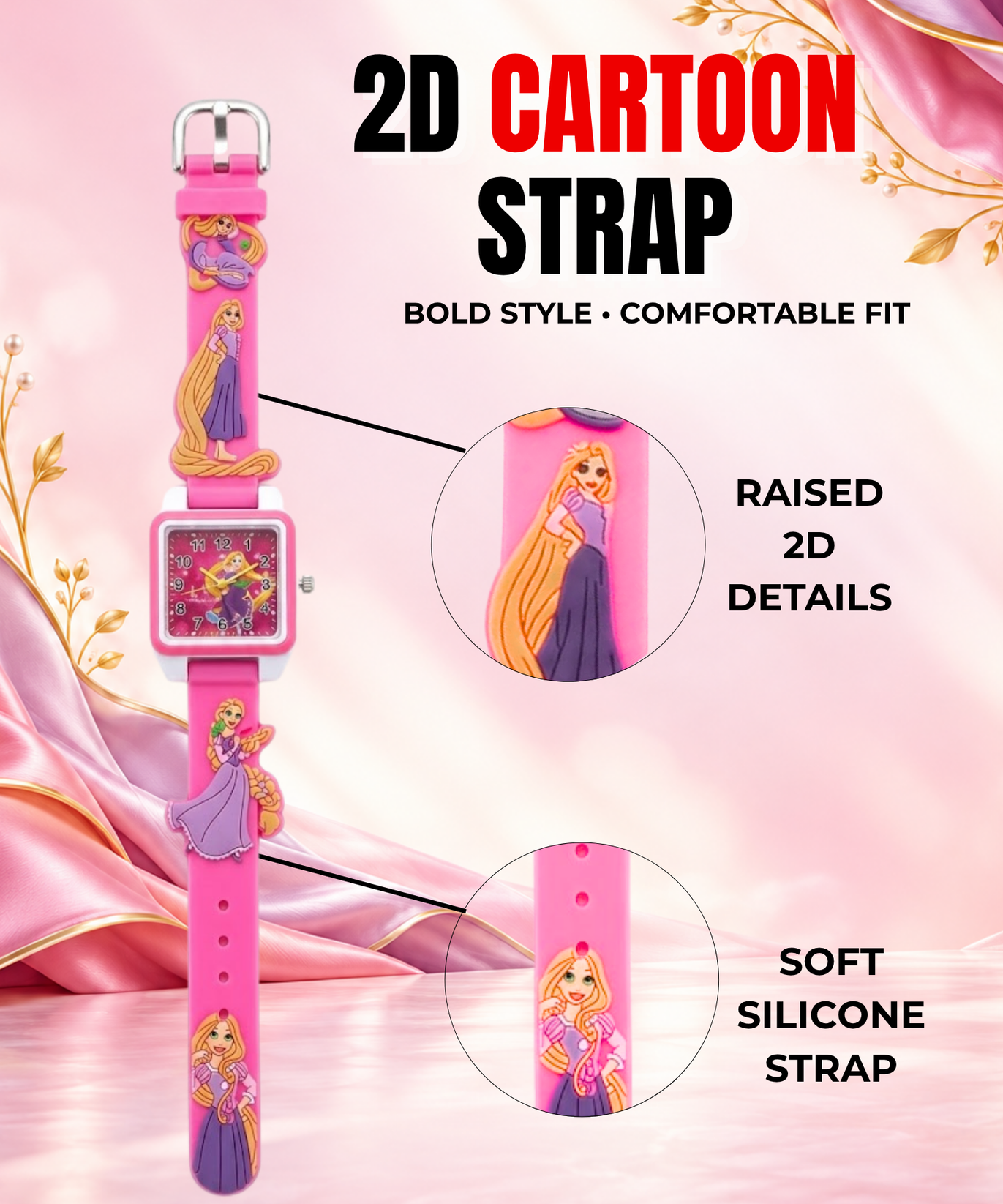 Disney Square Digital Watch for Kids Boys and Girls | Best Gift for Kids