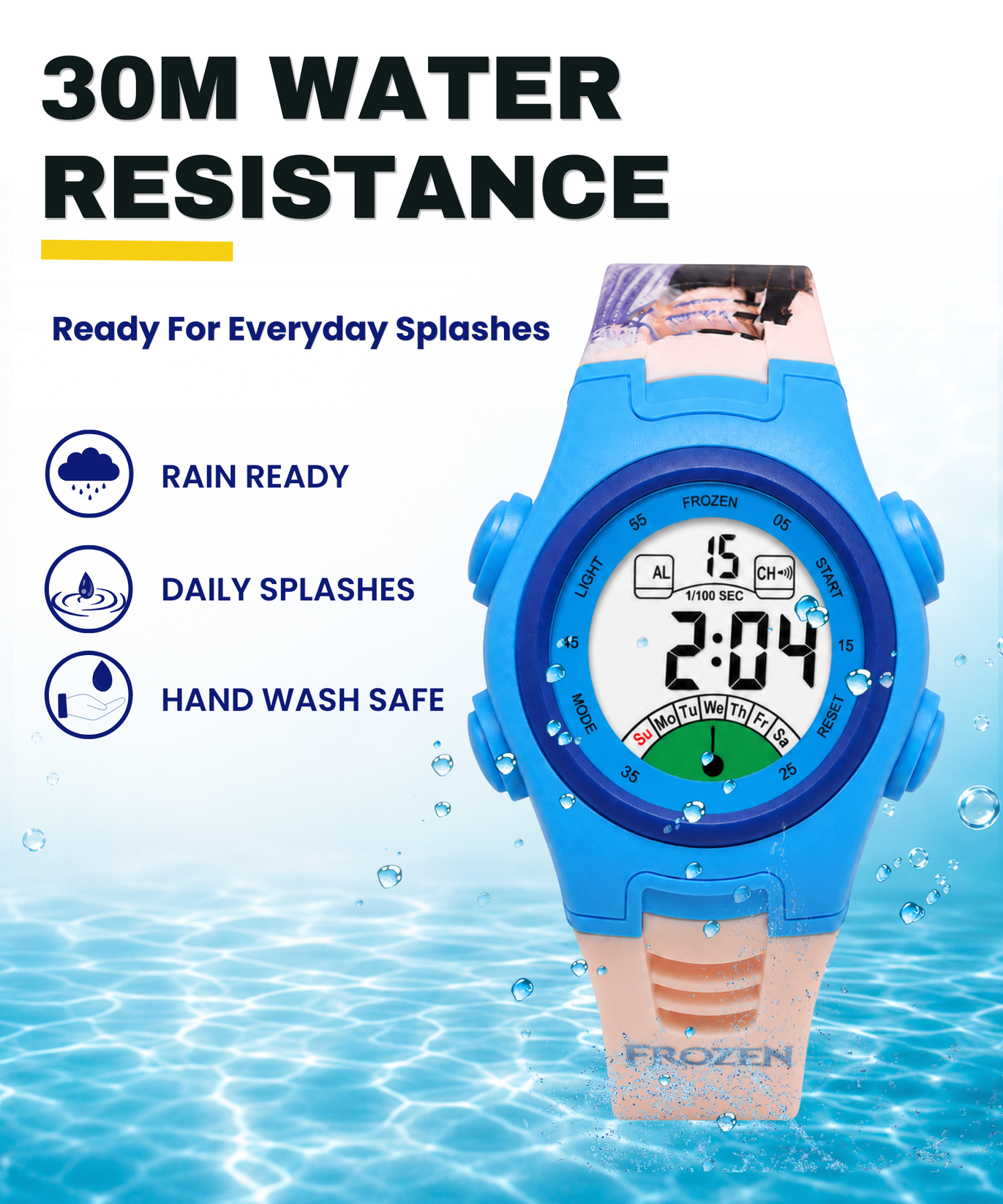 Spiky Frozen theme Digital Kids Watch