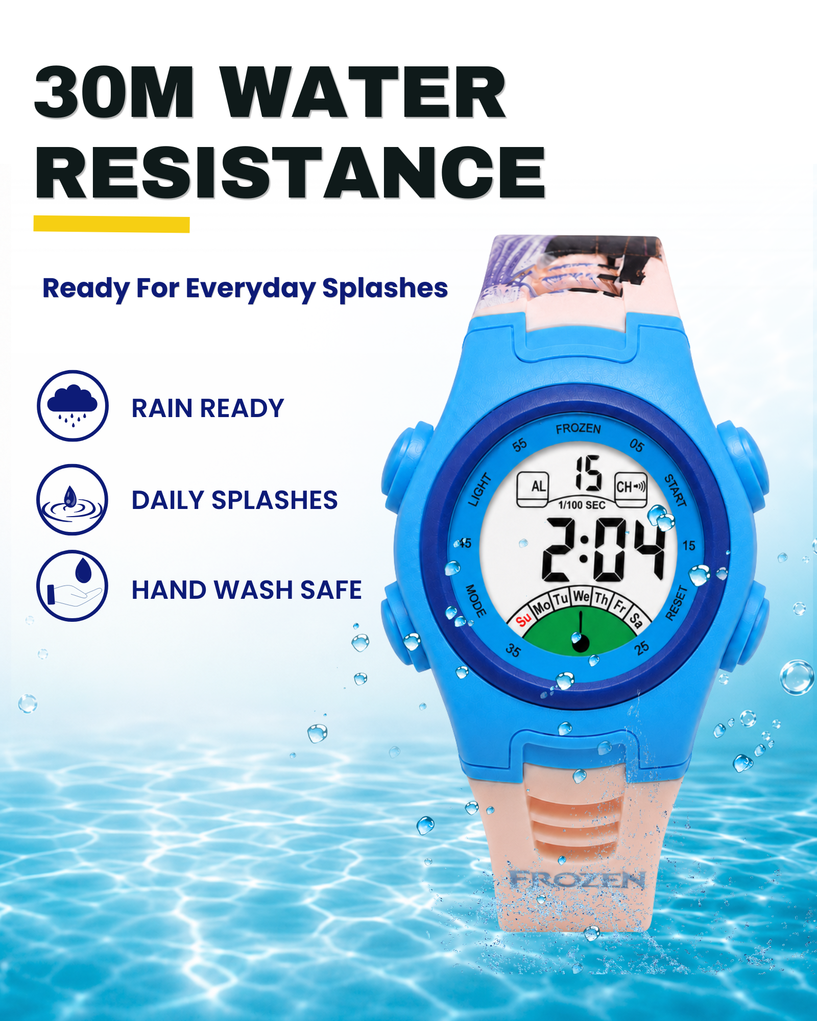 Spiky Frozen theme Digital Kids Watch