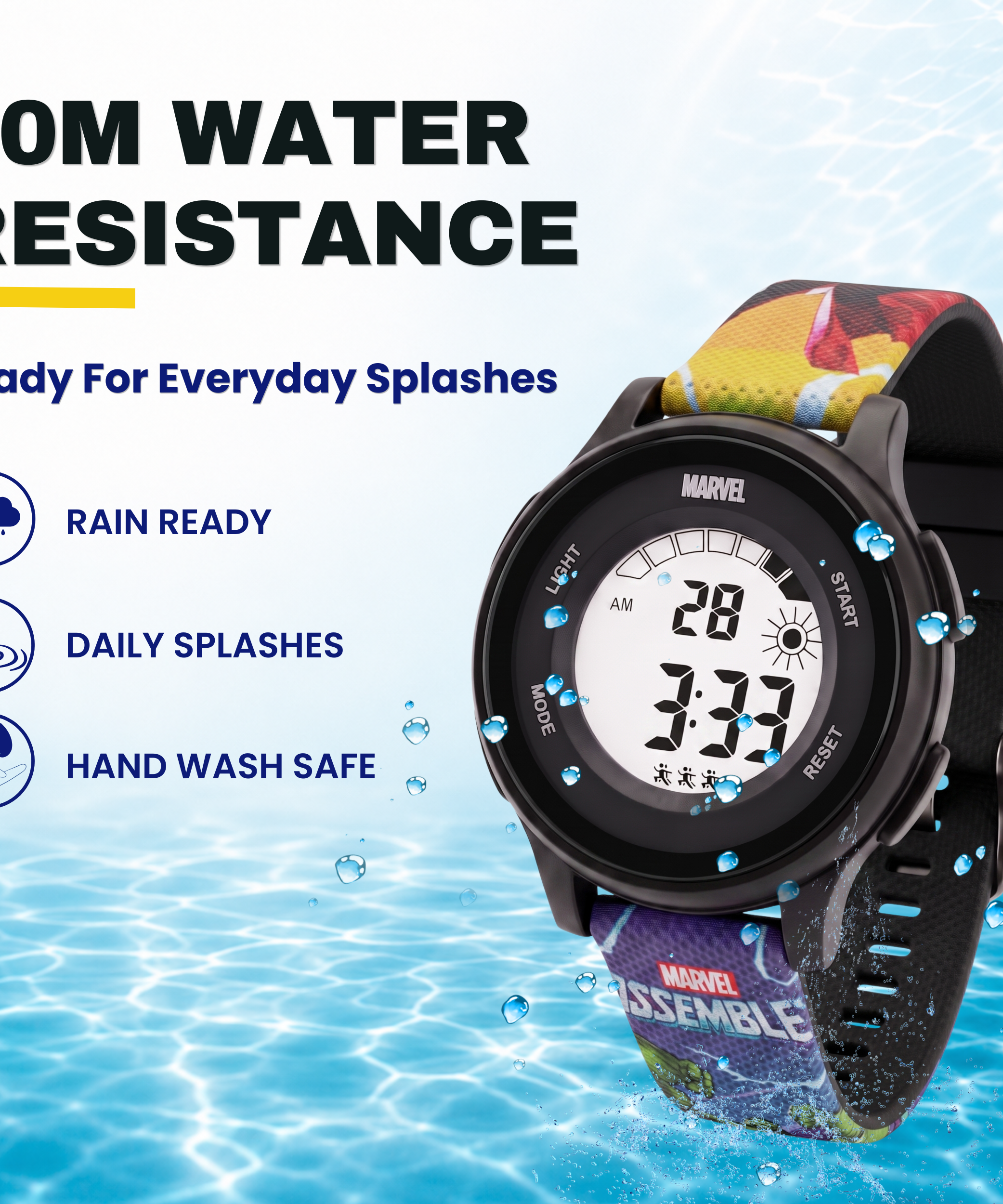 Spiky Avengers Digital Kids Watch
