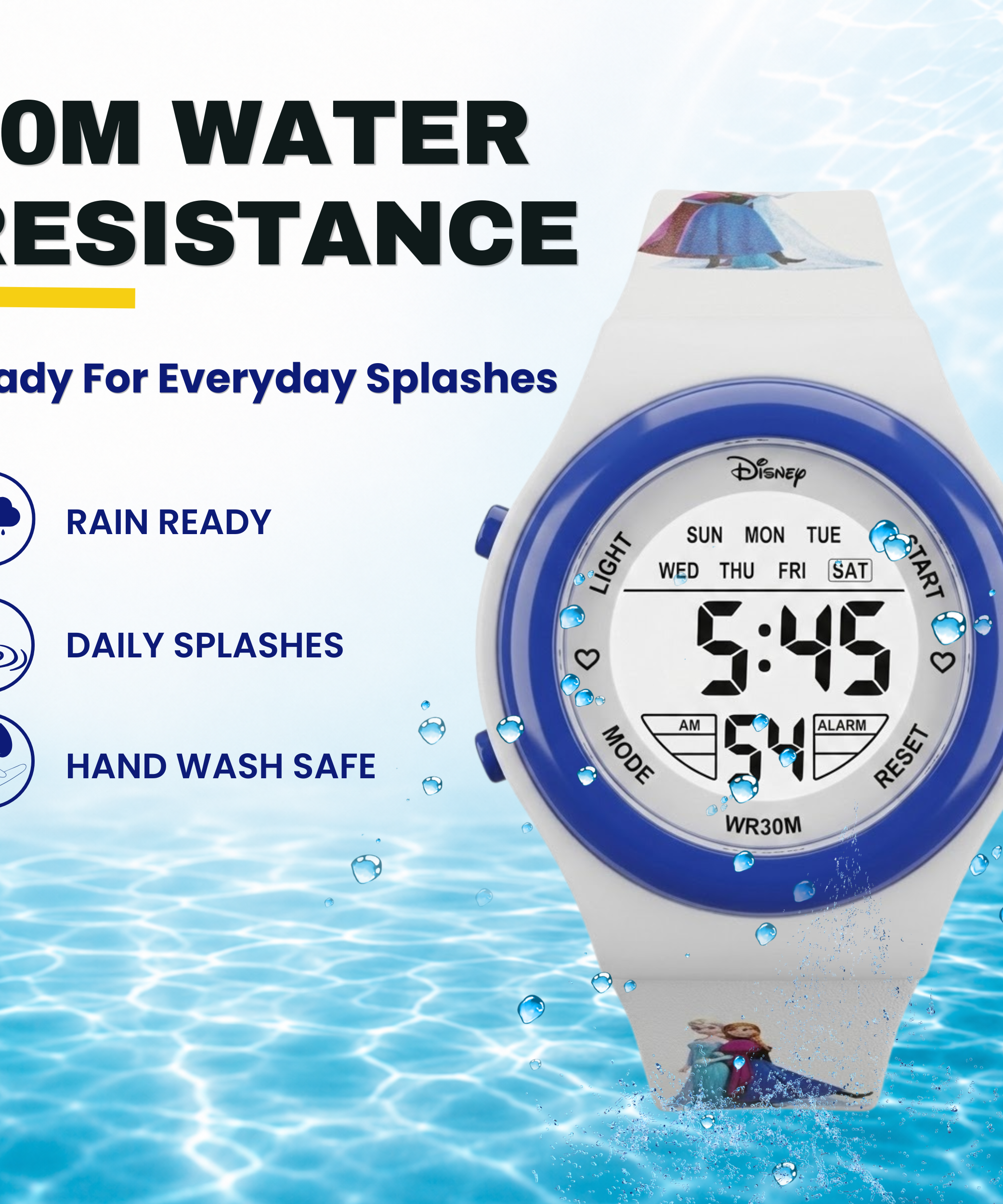 Spiky Frozen theme Digital Kids Watch
