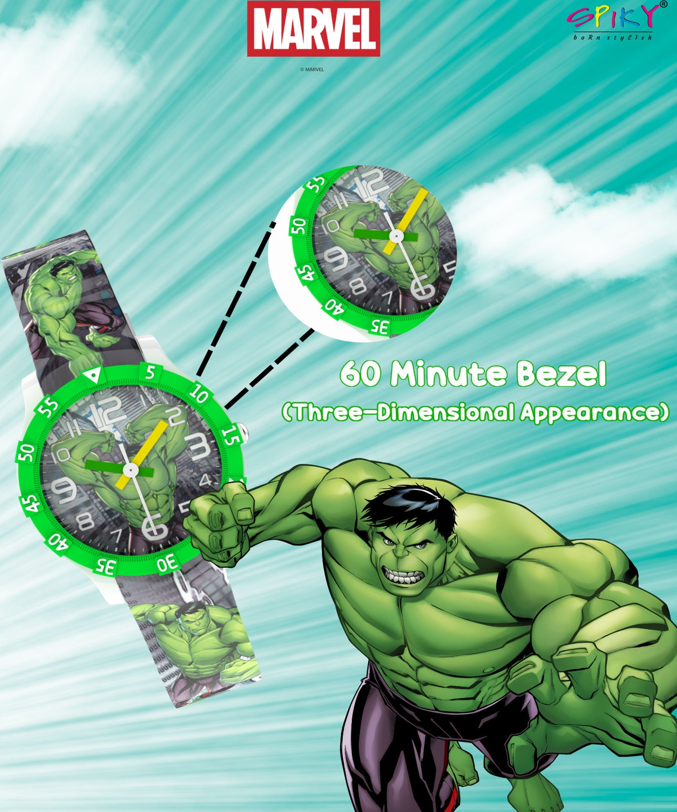 Disney Captain America Kids Analog Watch | Best Gift for Boys & Girls Age 3–10 Years